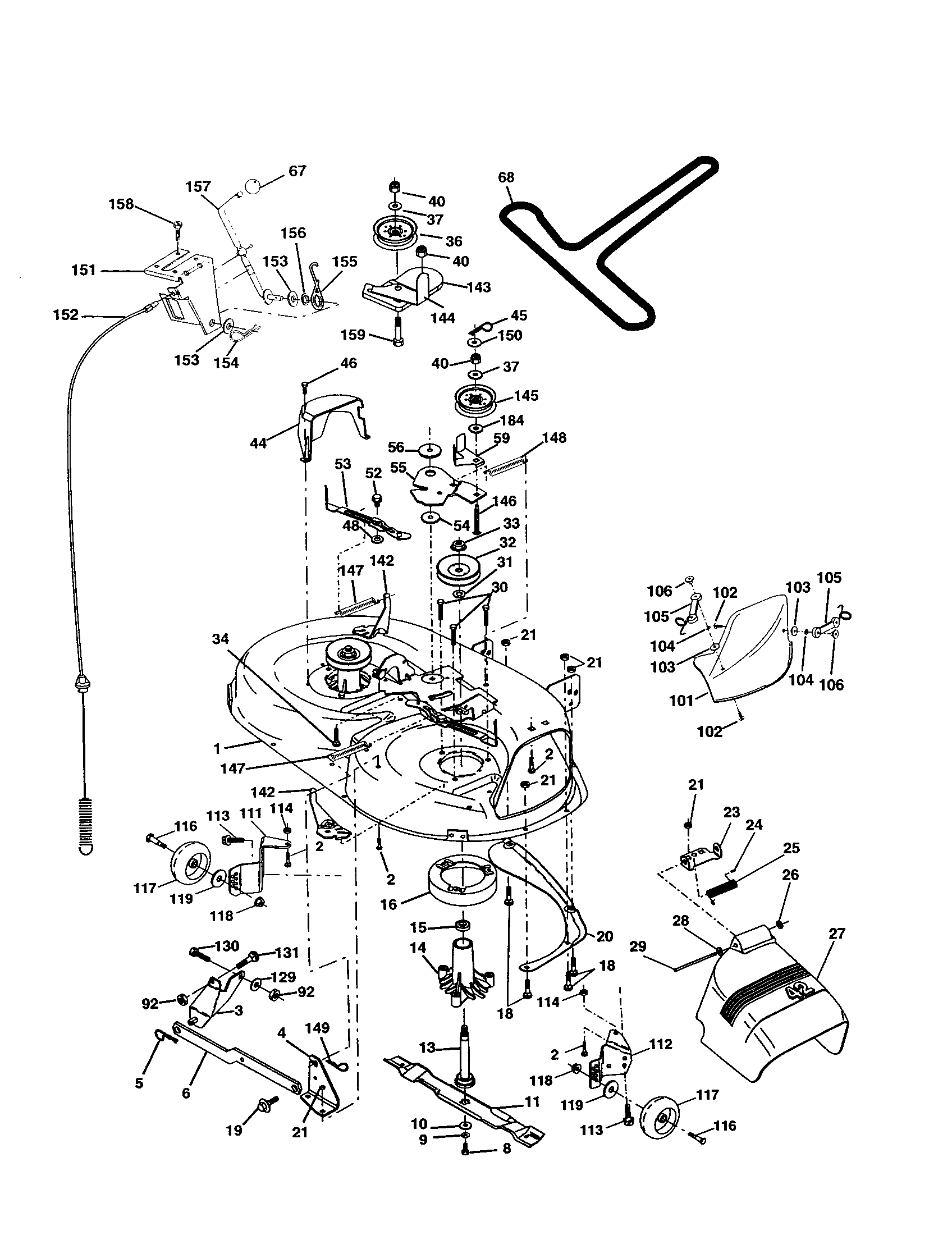Craftsman 917277240 mower diagram