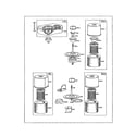 Briggs & Stratton 130200 TO 130299 (1535-1543) air cleaner assembly diagram