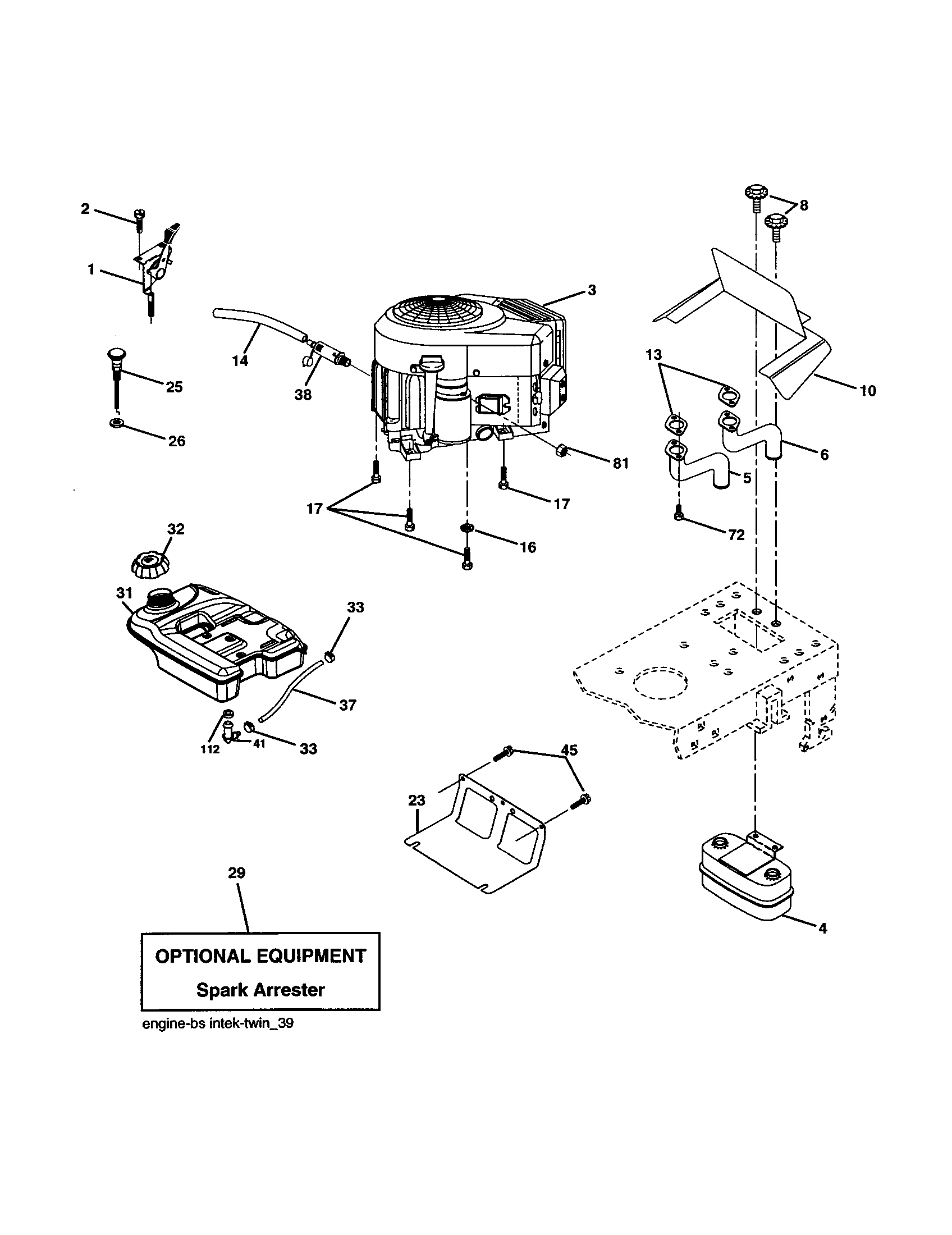 Craftsman 917277370 engine diagram