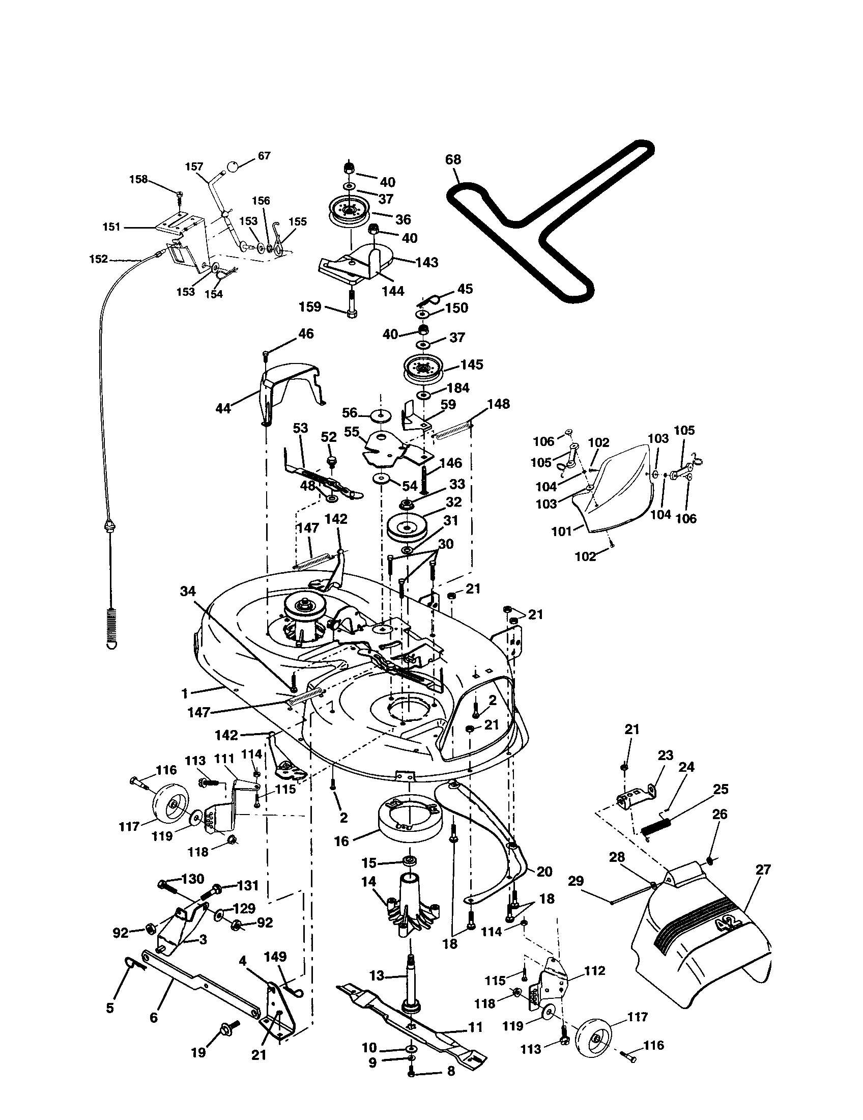 Craftsman 917277220 mower diagram