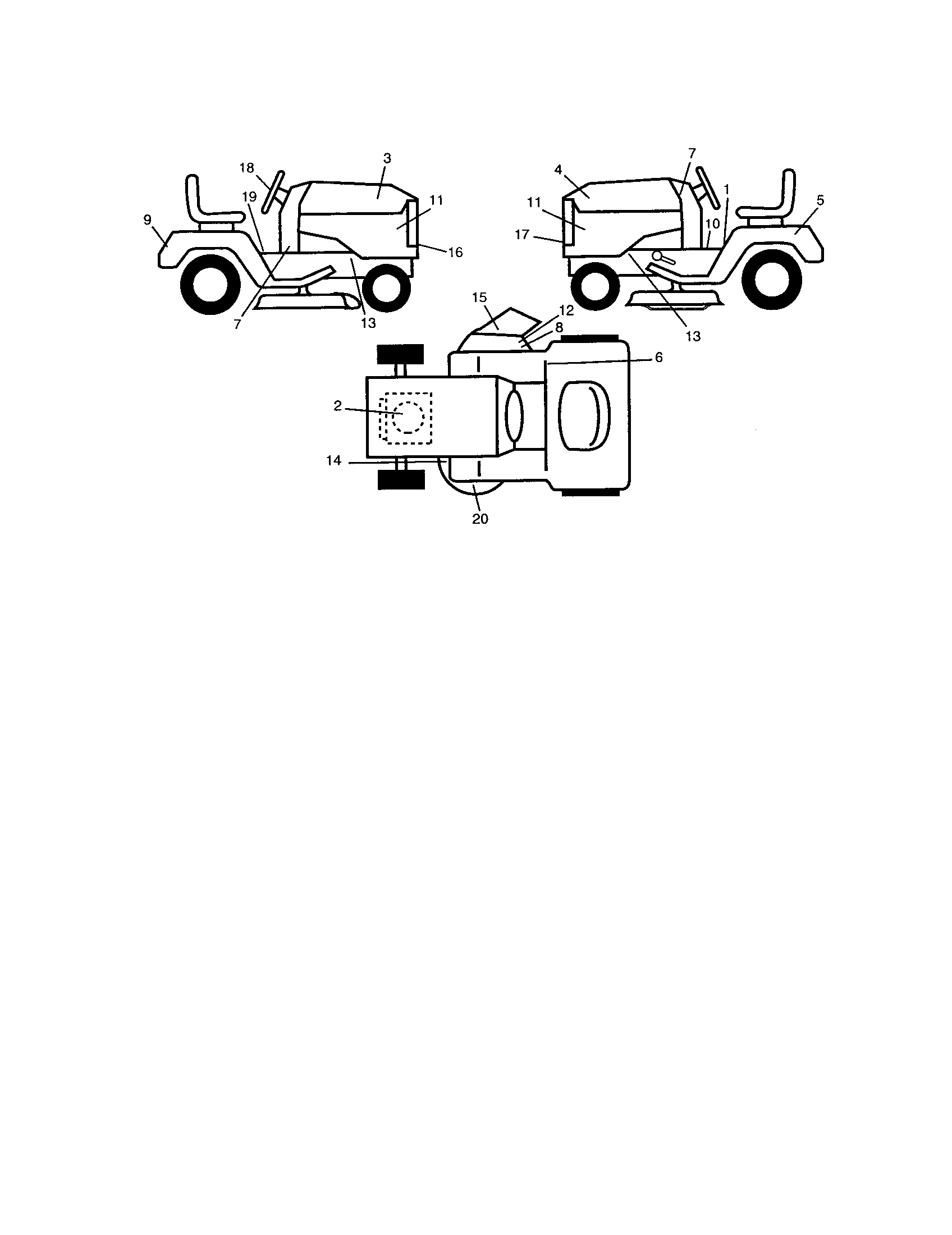 Craftsman 917277230 decals diagram
