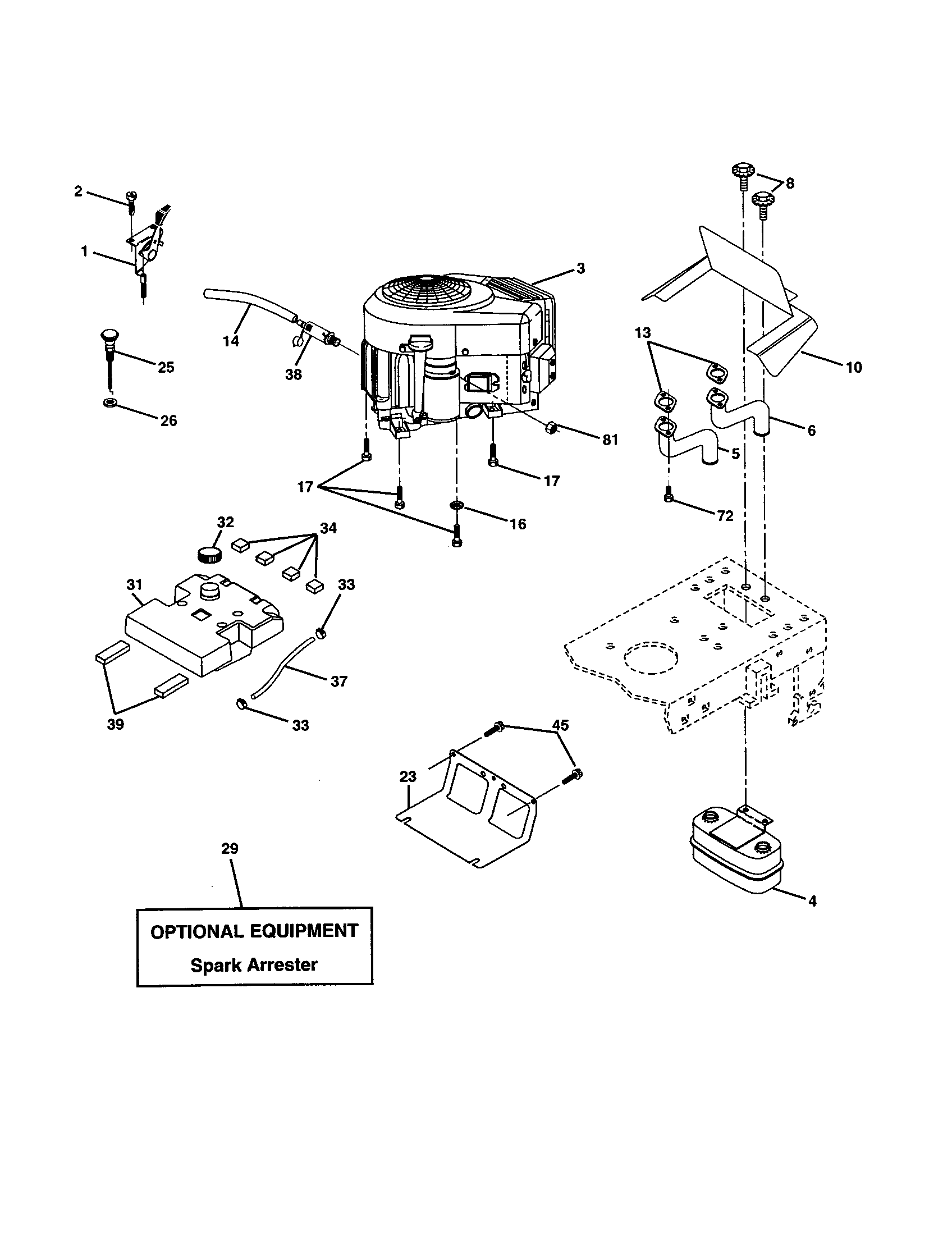 Craftsman 917277230 engine diagram