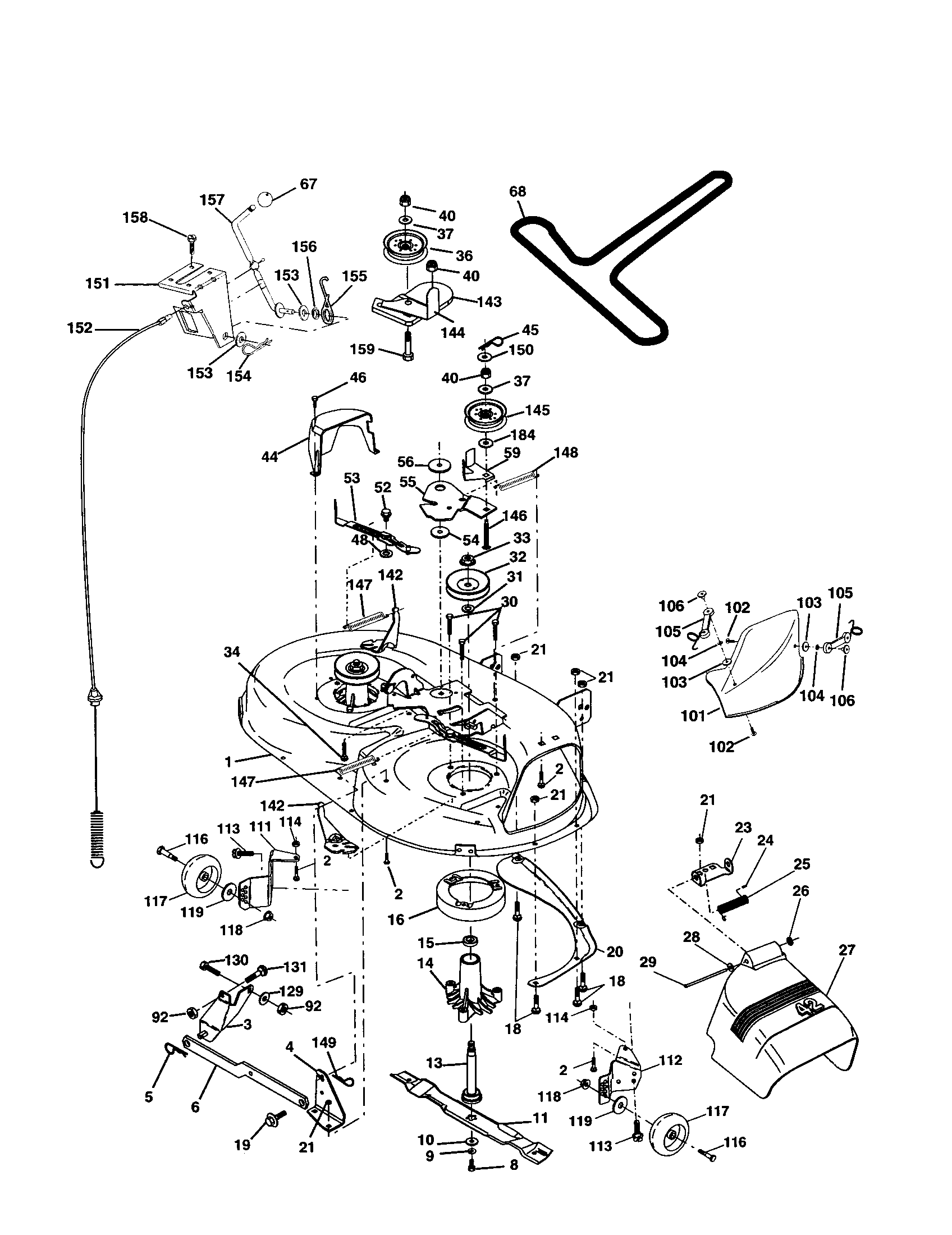 Craftsman 917277230 mower diagram