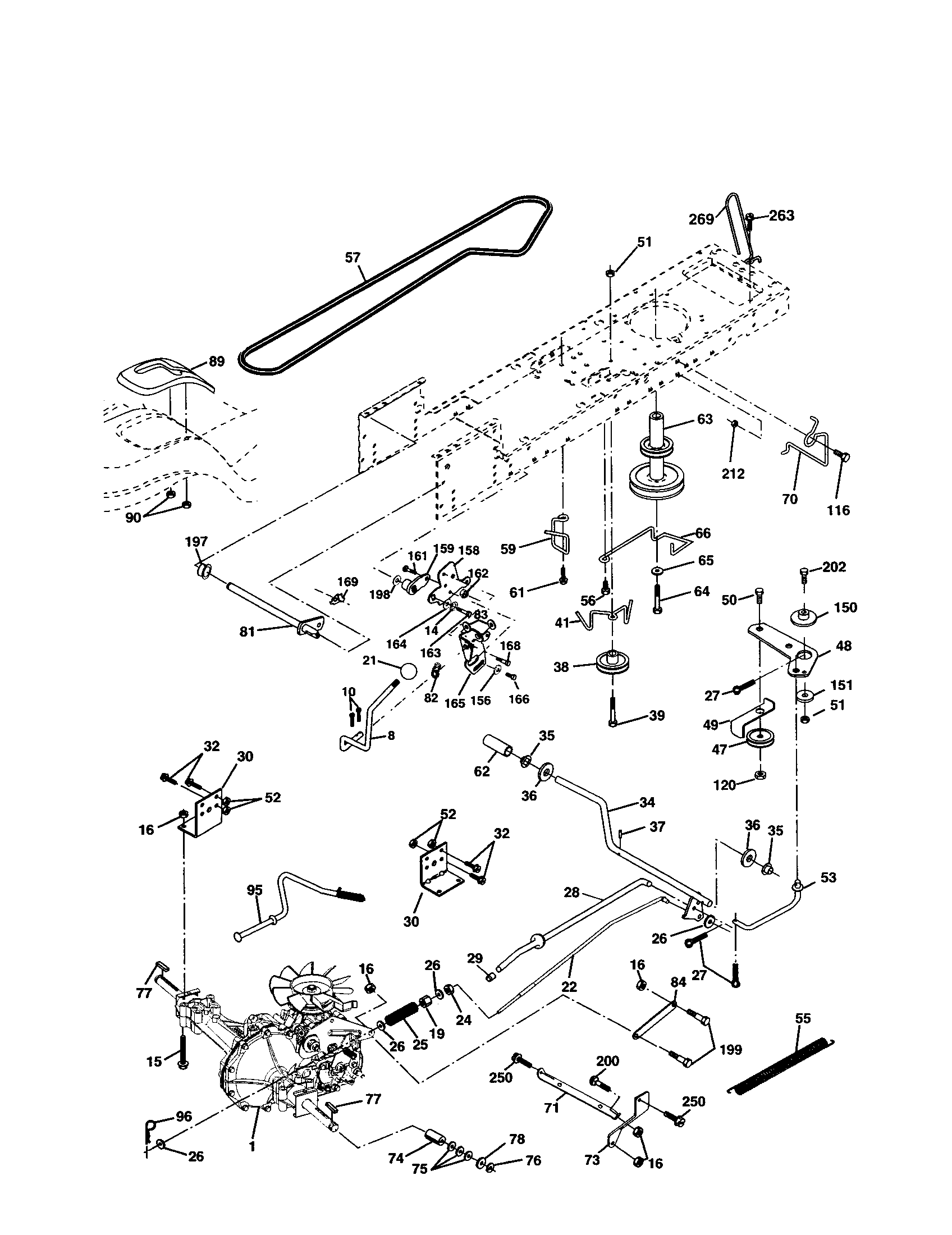 Craftsman 917277200 ground drive diagram