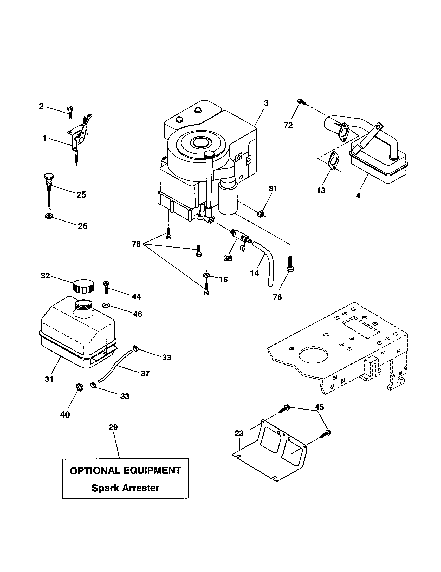 Craftsman 917277200 engine diagram
