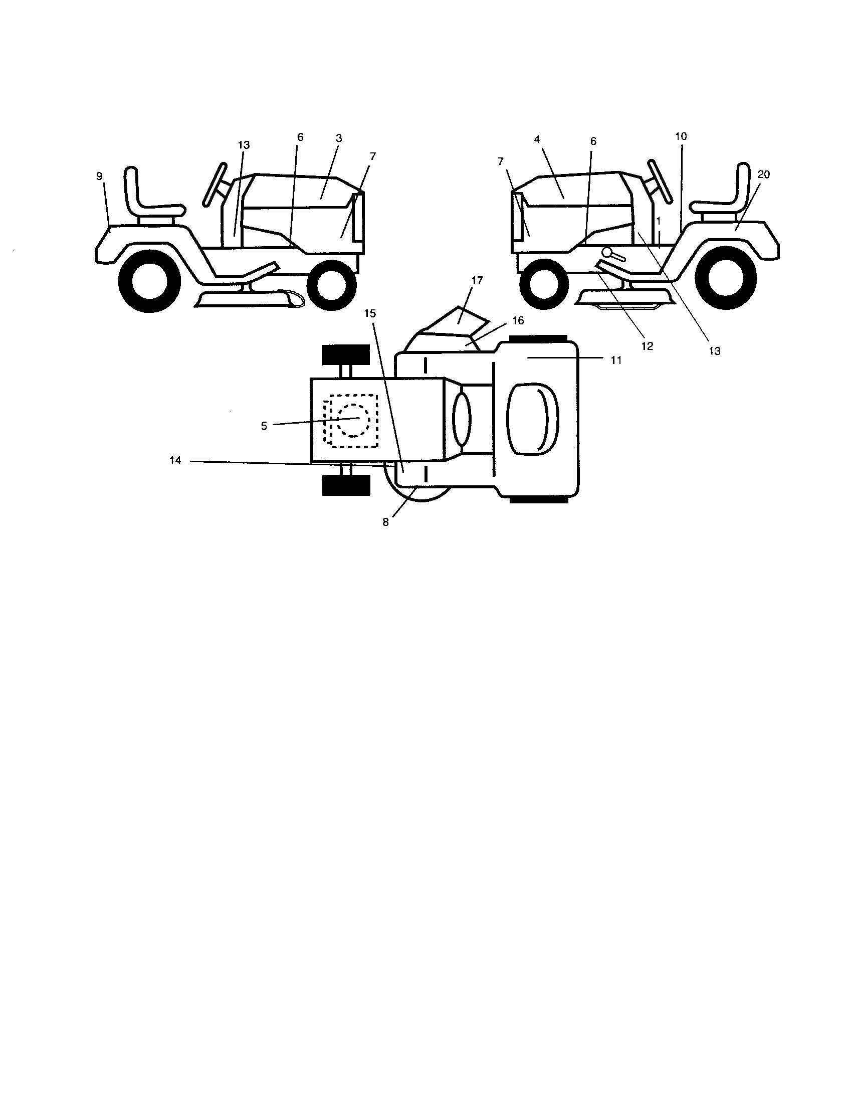Craftsman 917277200 decals diagram