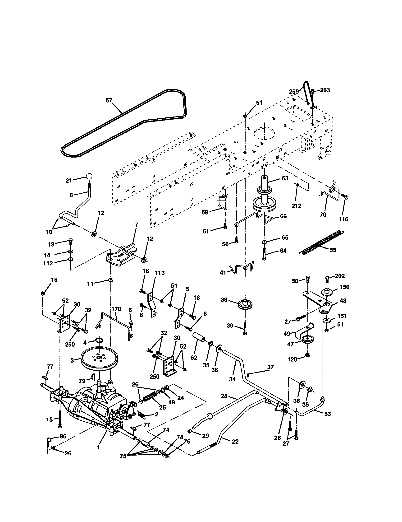 Craftsman 917277150 drive diagram