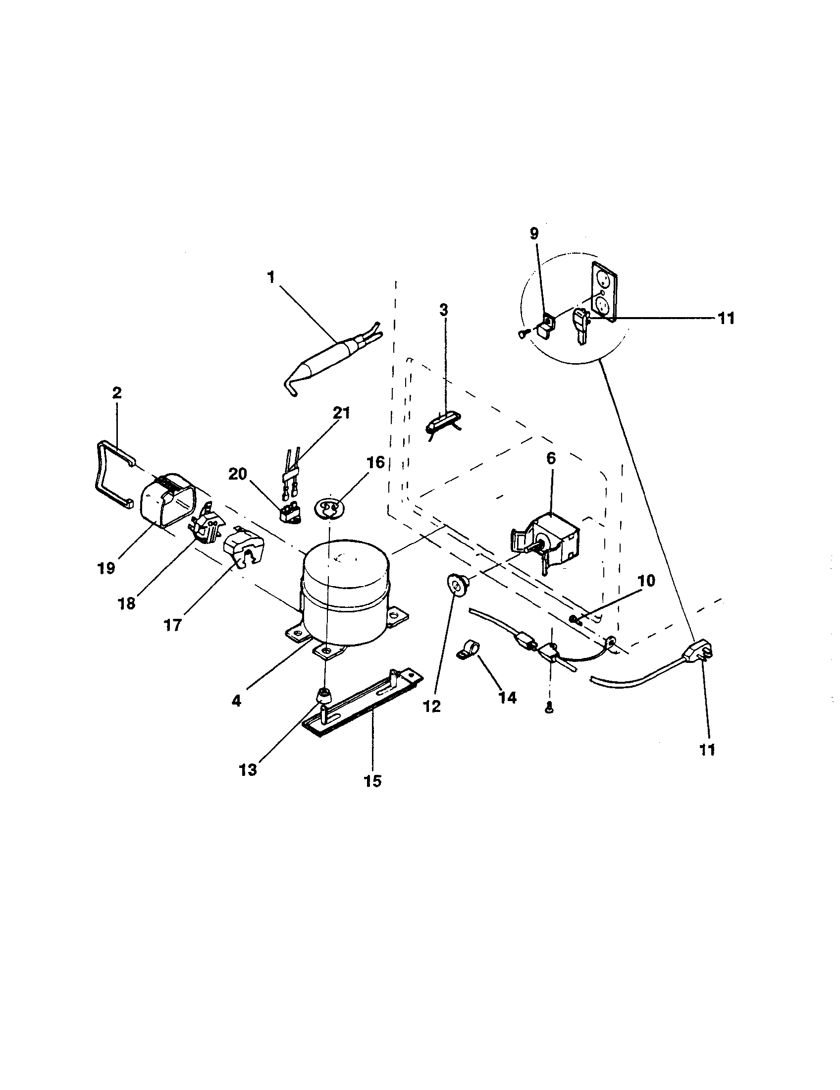 Kenmore 2538193612 unit diagram