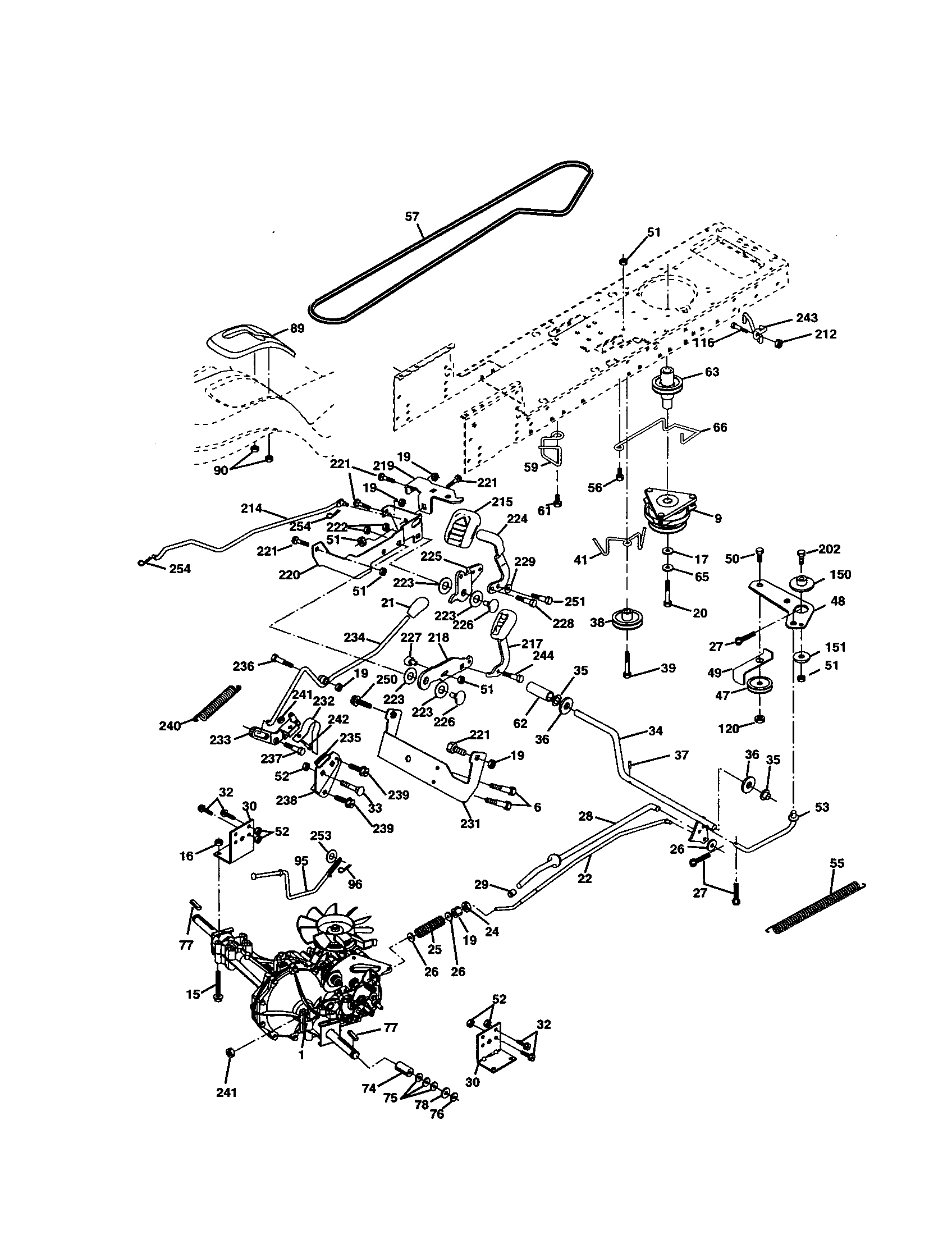Craftsman 917277350 drive diagram