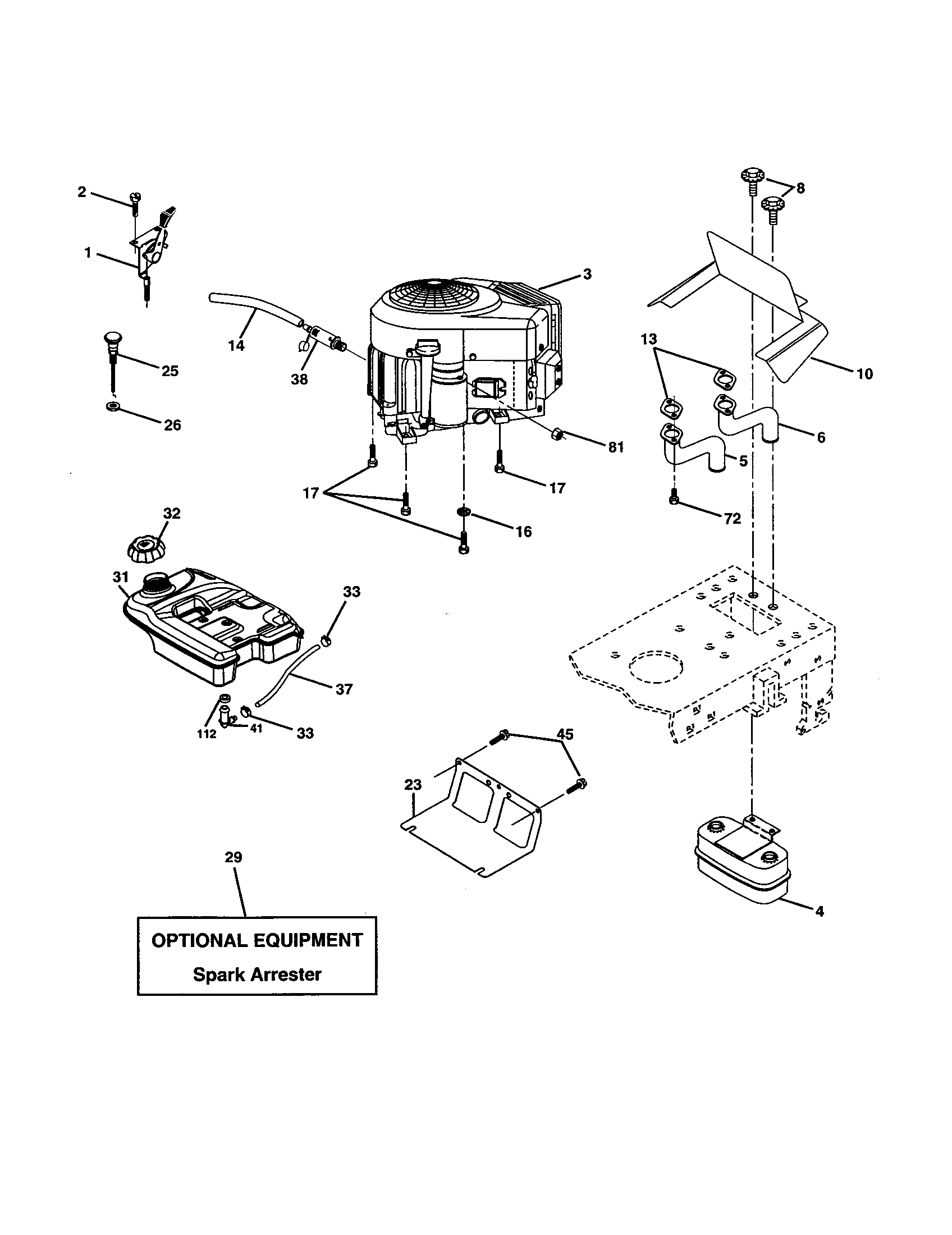 Craftsman 917277350 engine diagram
