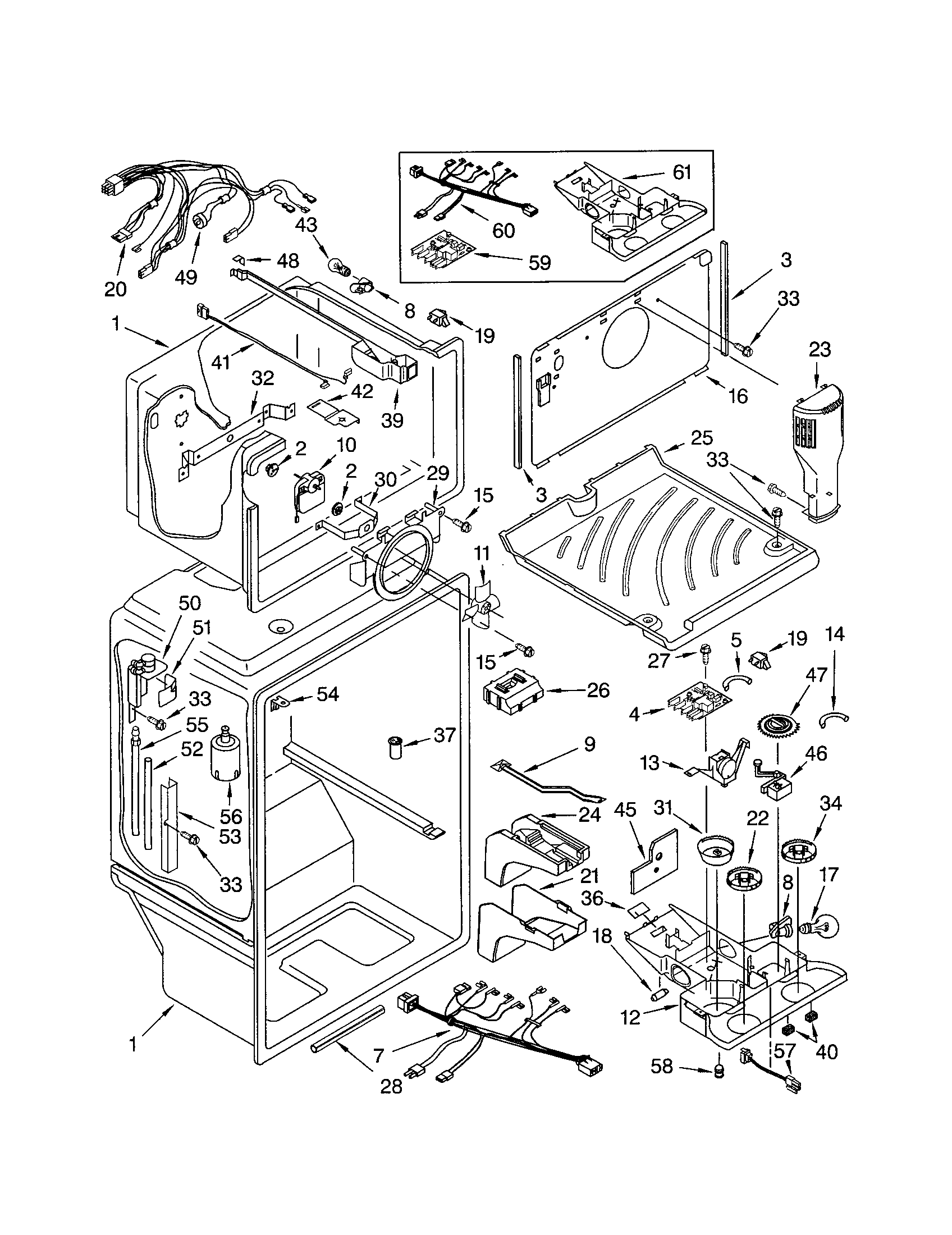 Kenmore 10673299300 liner diagram