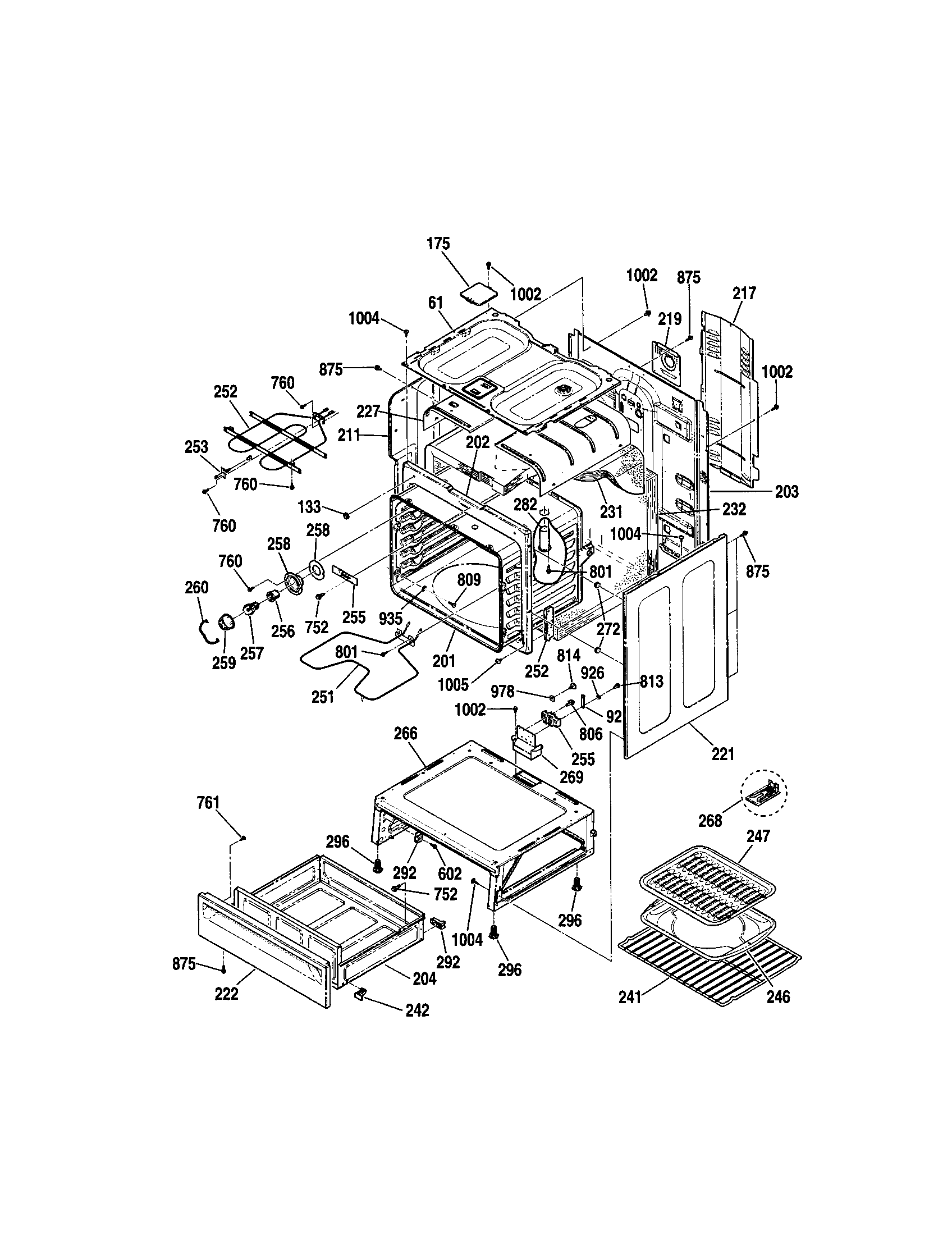 Kenmore 91193311010 body diagram