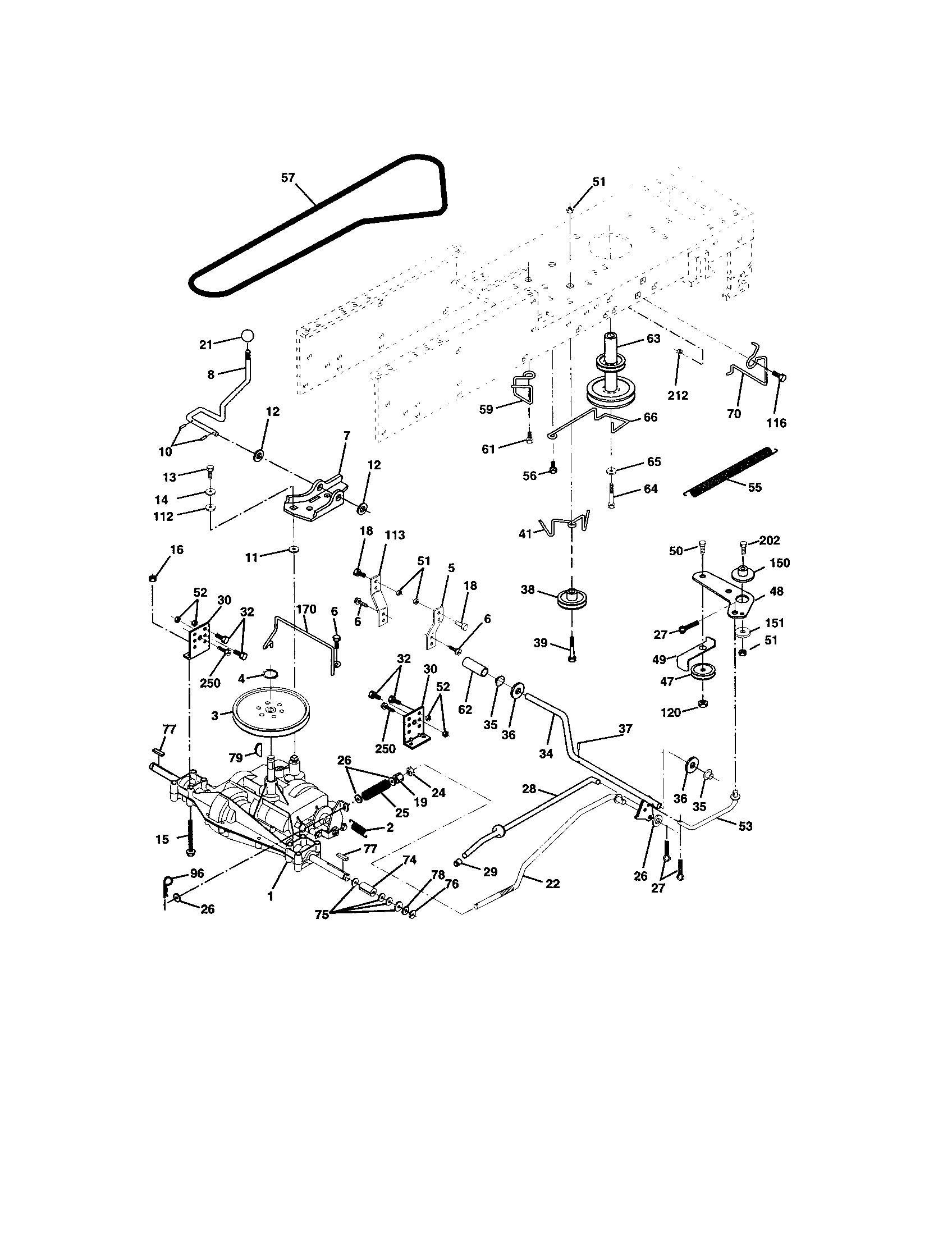 Craftsman 917277130 ground drive diagram