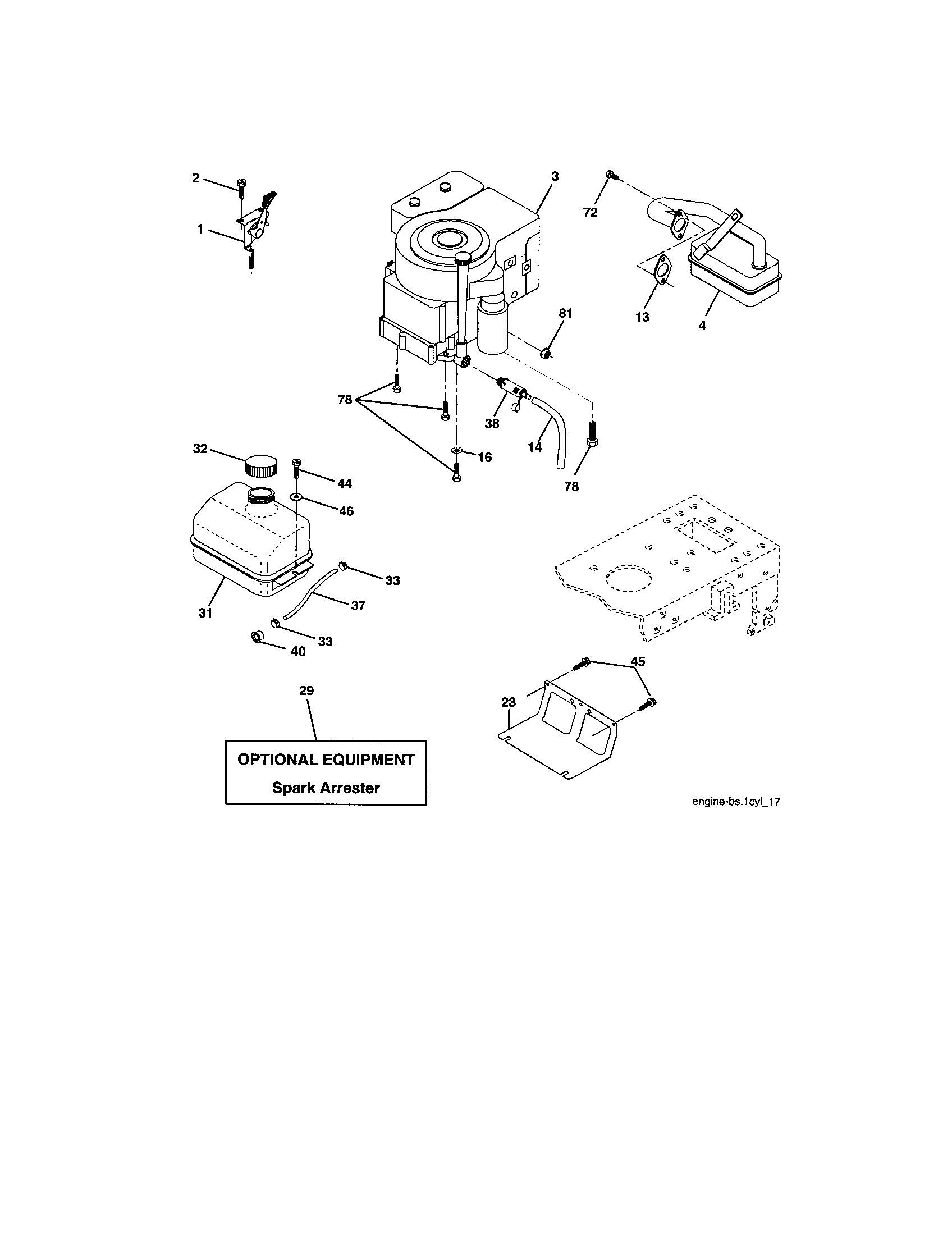 Craftsman 917272351 engine diagram