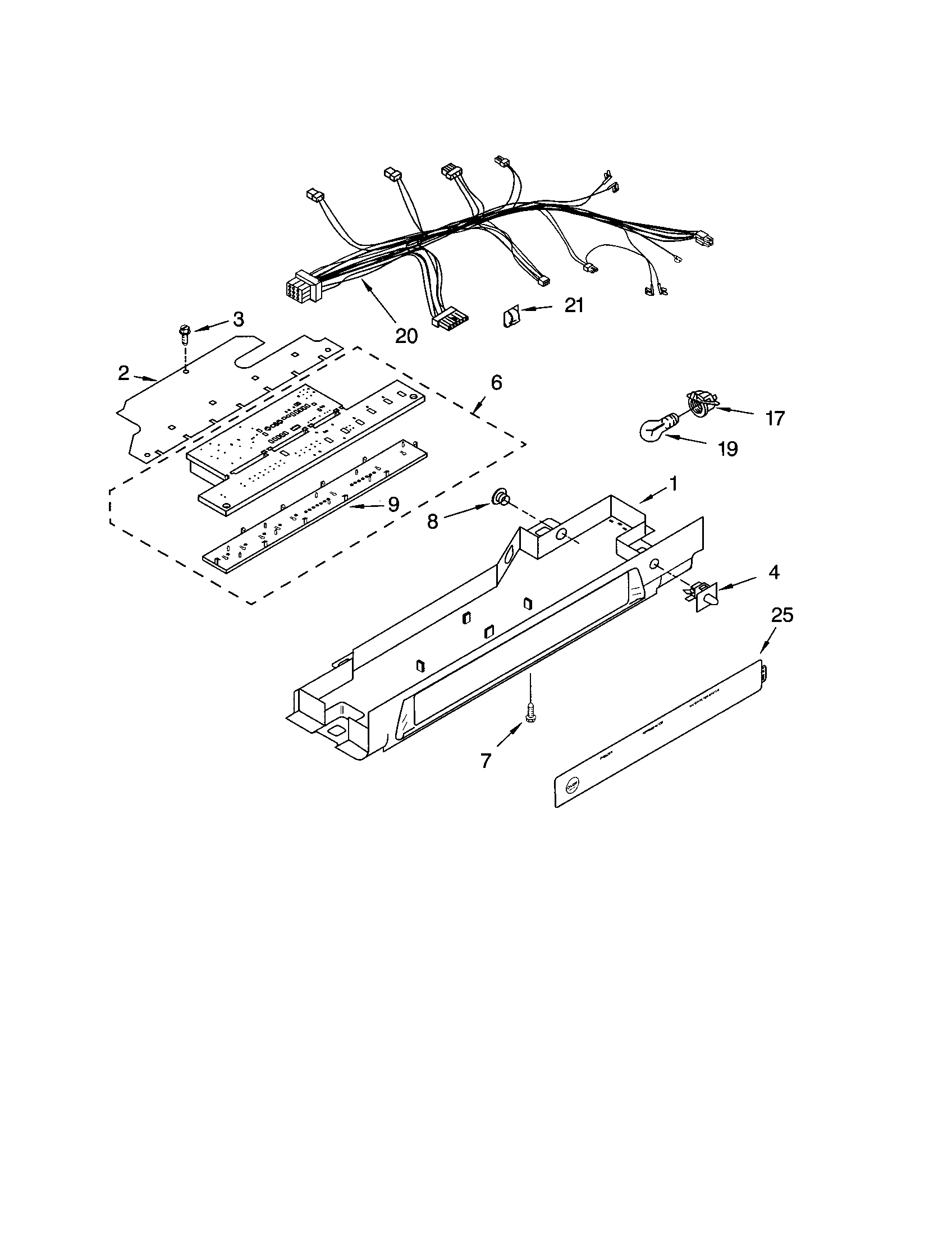Kenmore 10653699200 control diagram