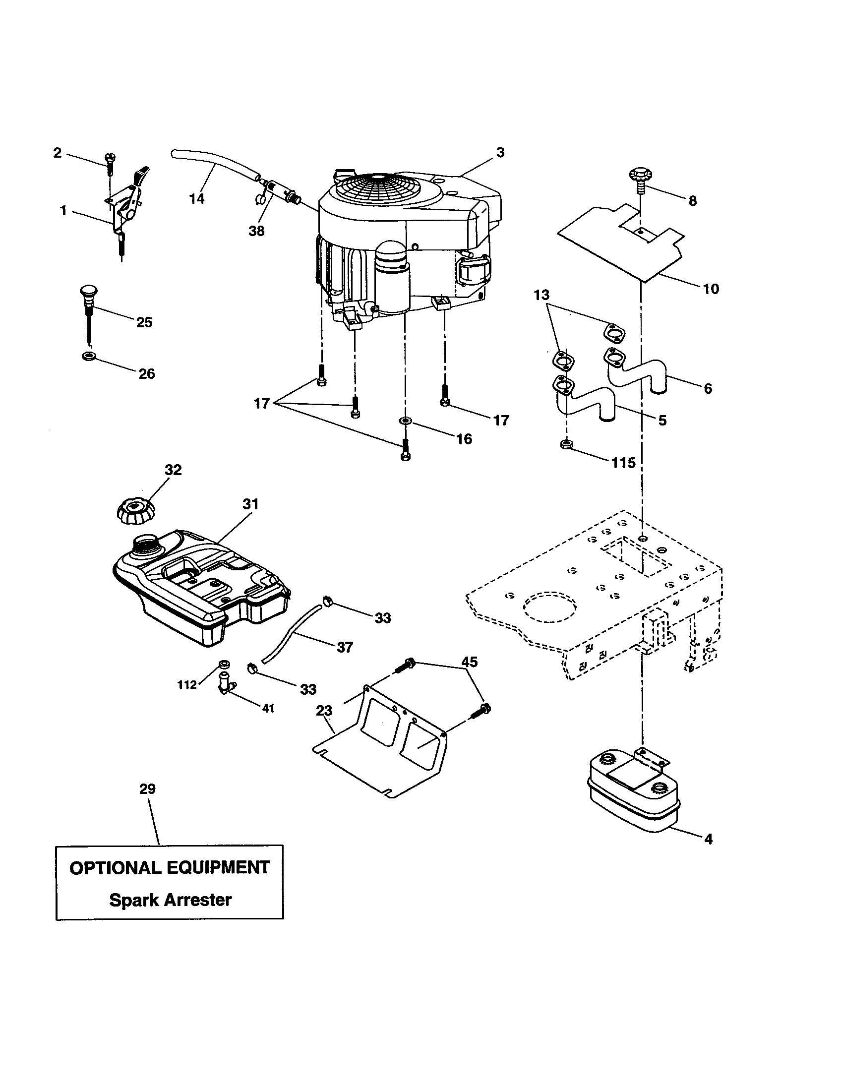 Craftsman 917277340 engine diagram