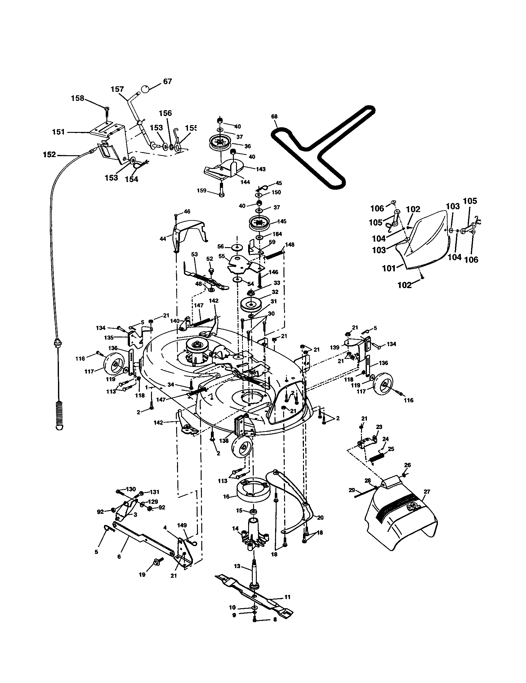 Craftsman 917277340 mower diagram