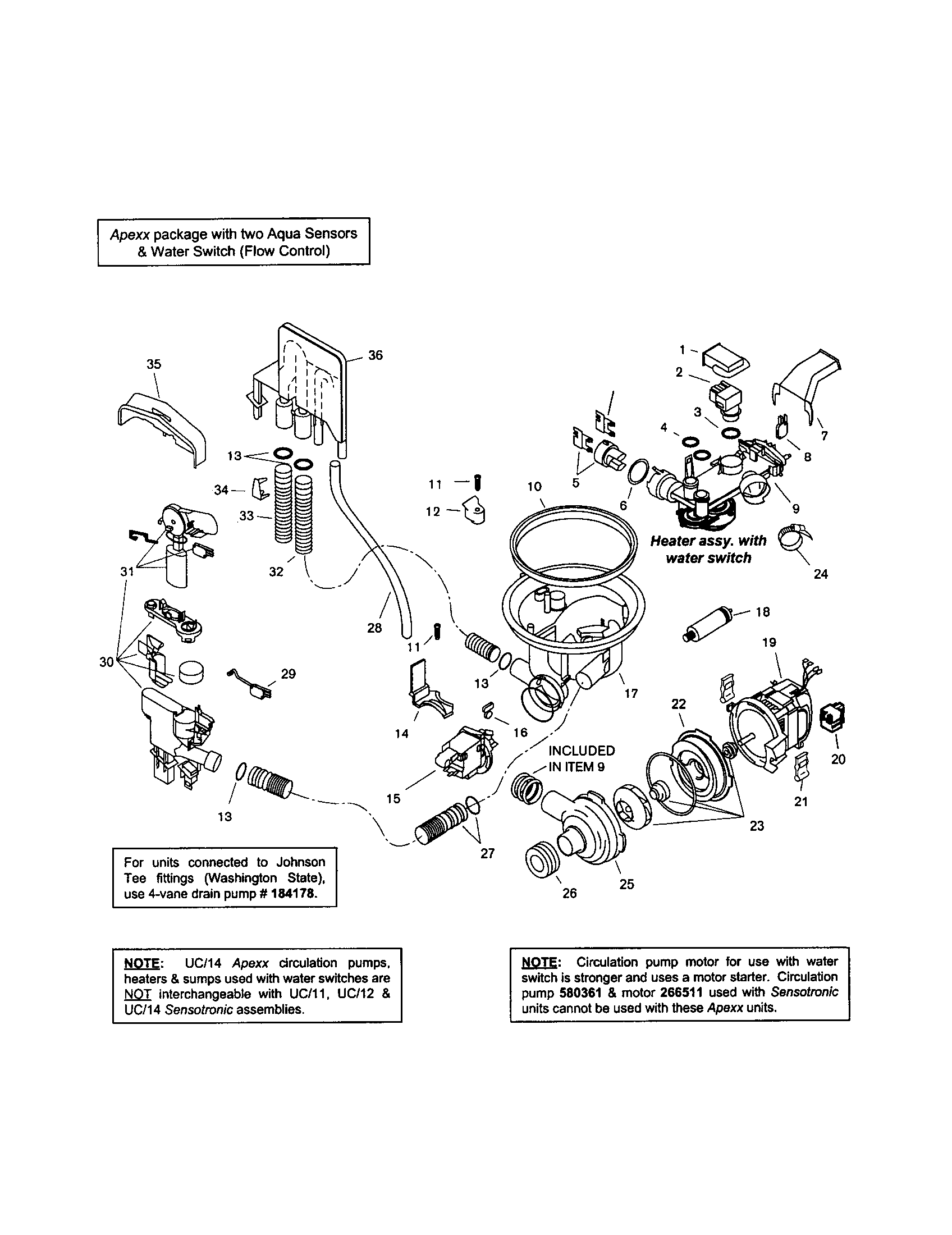 Bosch SHY99A06UC/14 (FD8212) component assemblies diagram