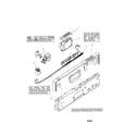 Bosch SHX46B07UC/14 fascia panel diagram