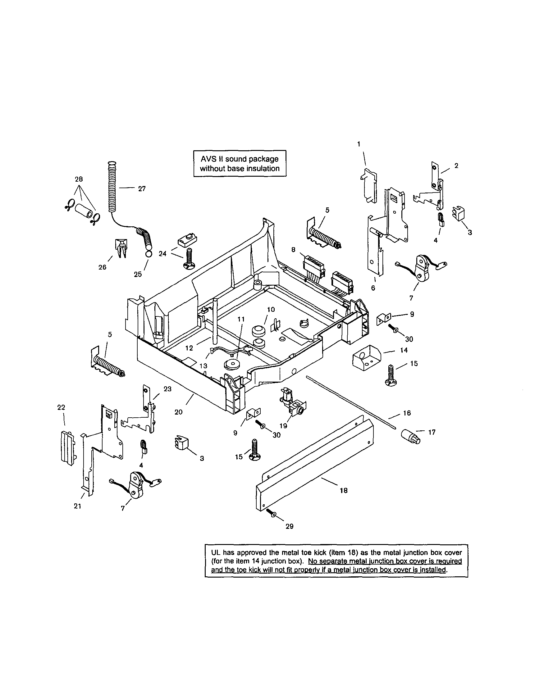 Bosch SHX46B07UC/14 base diagram