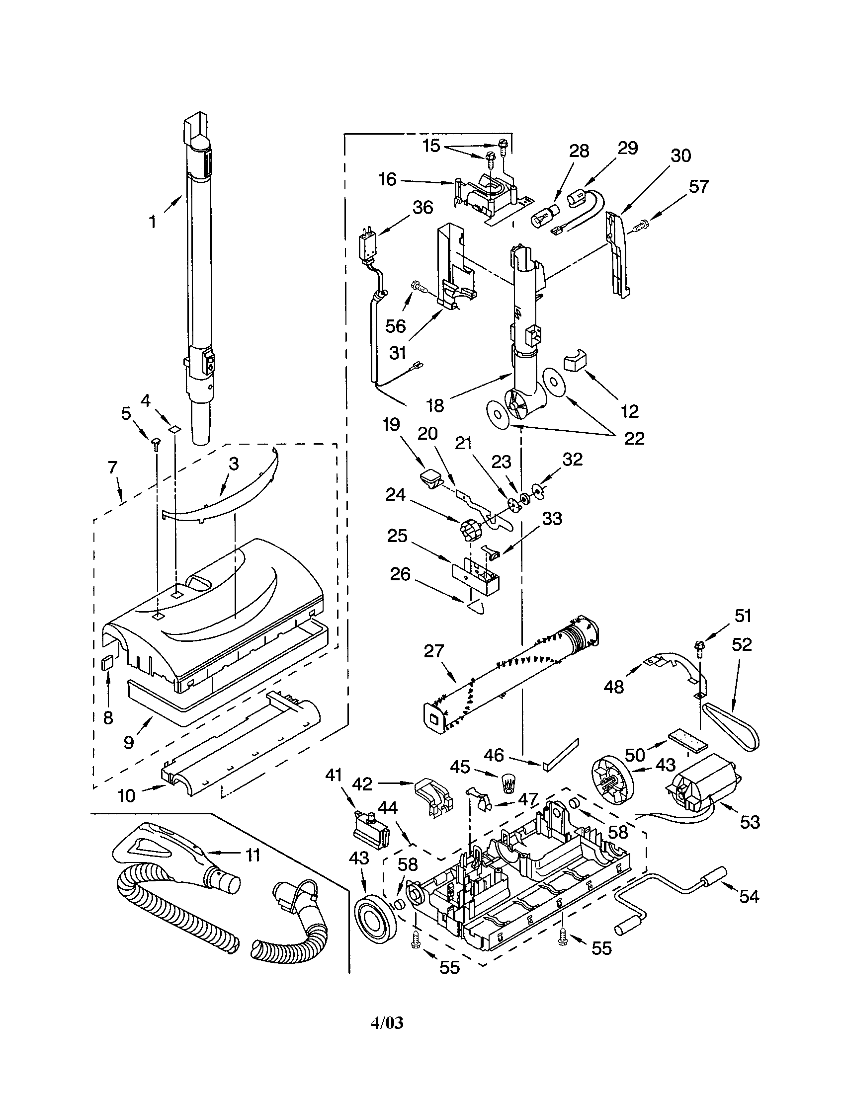 Kenmore 11652823300 power-mate diagram