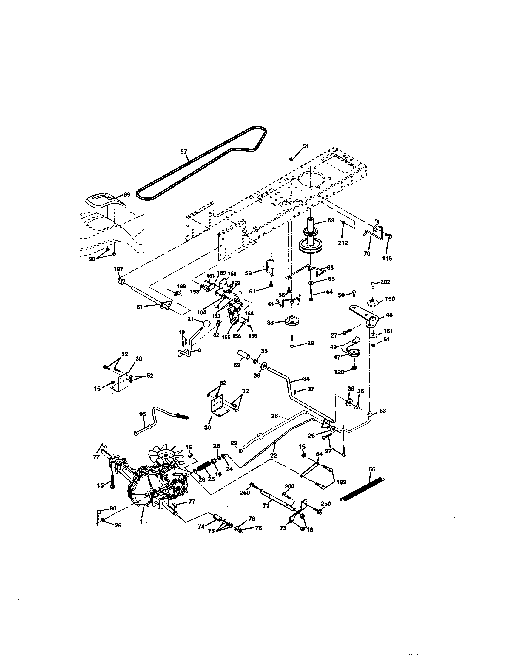 Craftsman 917273142 ground drive diagram