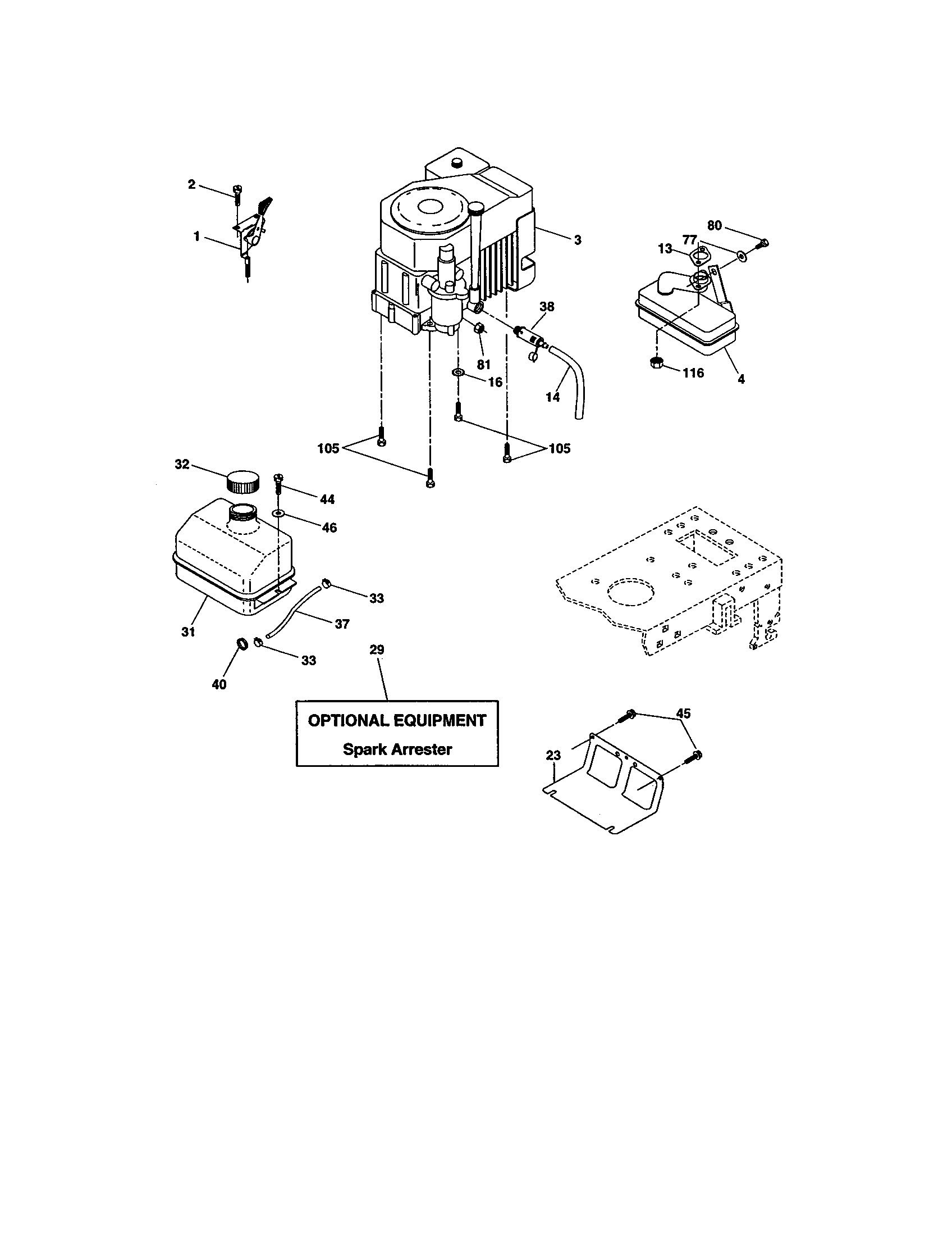 Craftsman 917273142 engine diagram