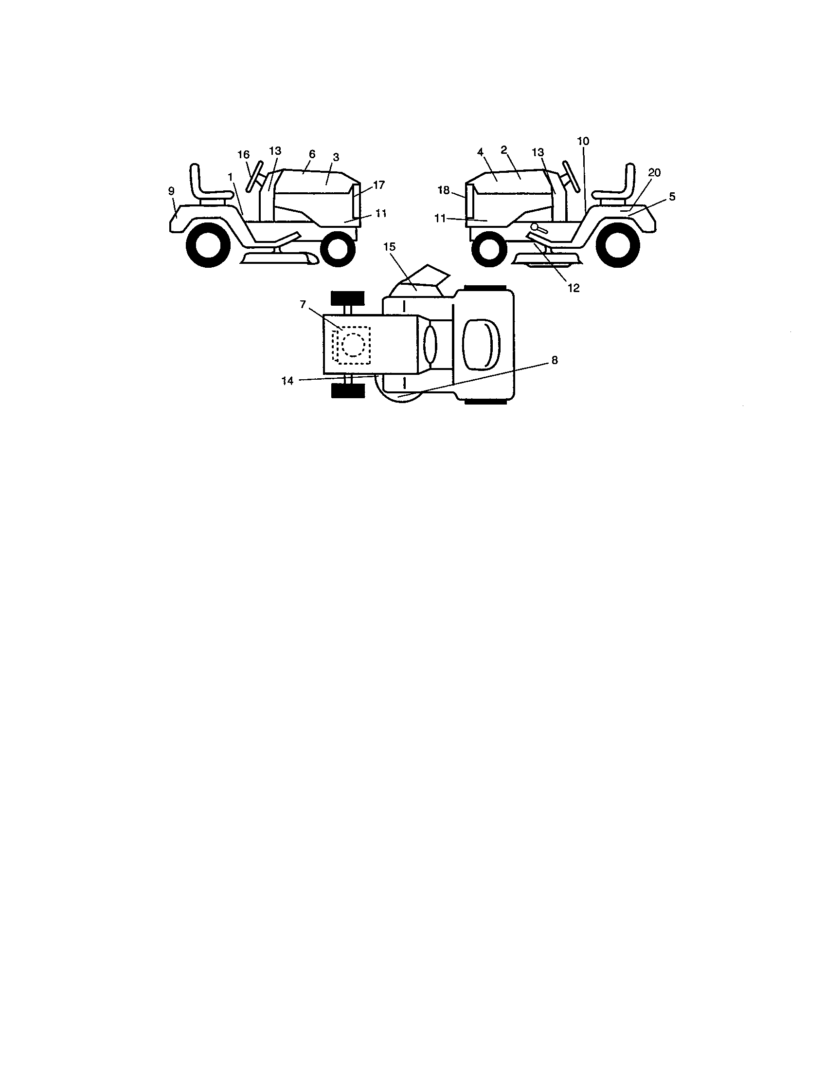 Craftsman 917273142 decals diagram