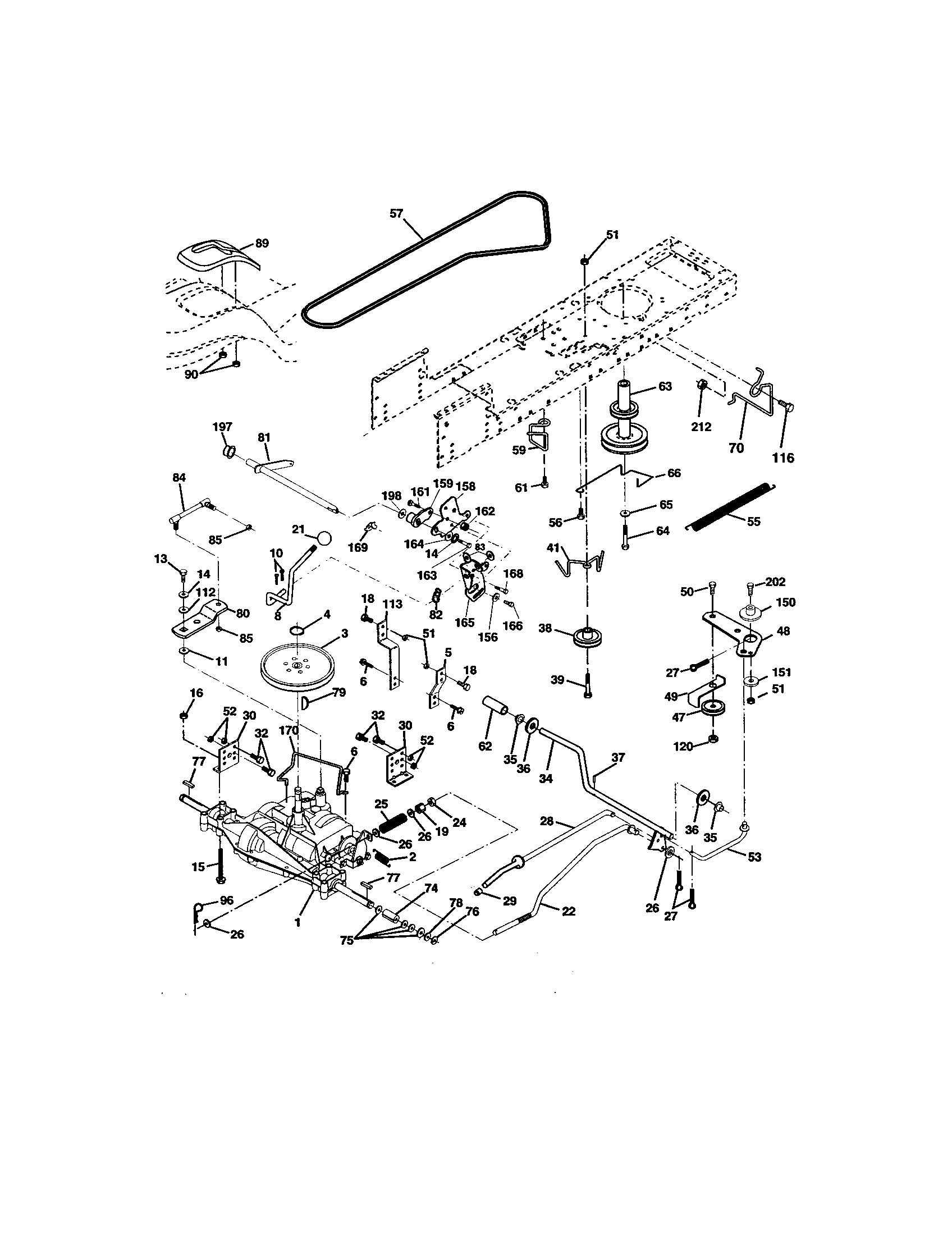 Craftsman 917272754 ground drive diagram