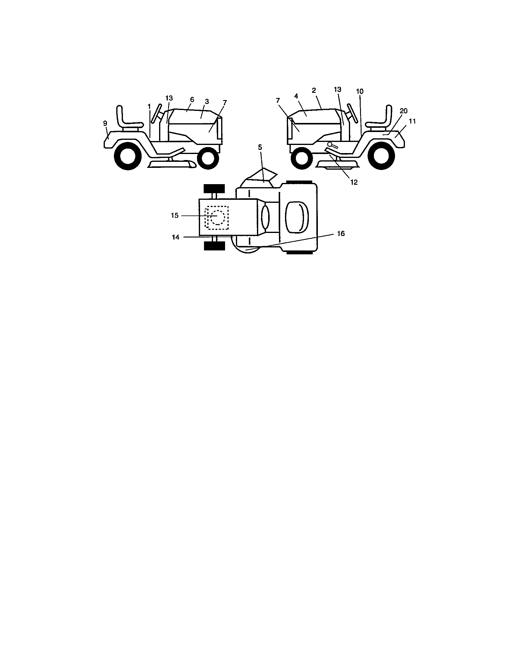 Craftsman 917272681 decals diagram