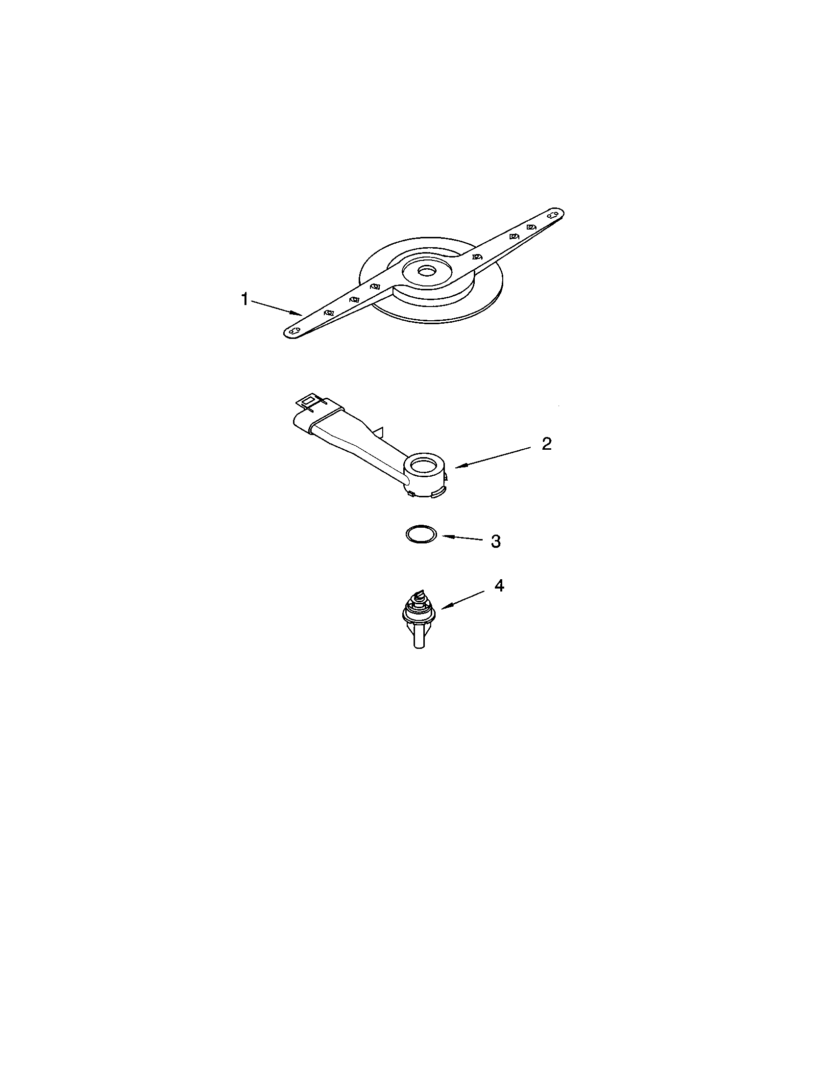 Kenmore 66517503201 lower washarm diagram
