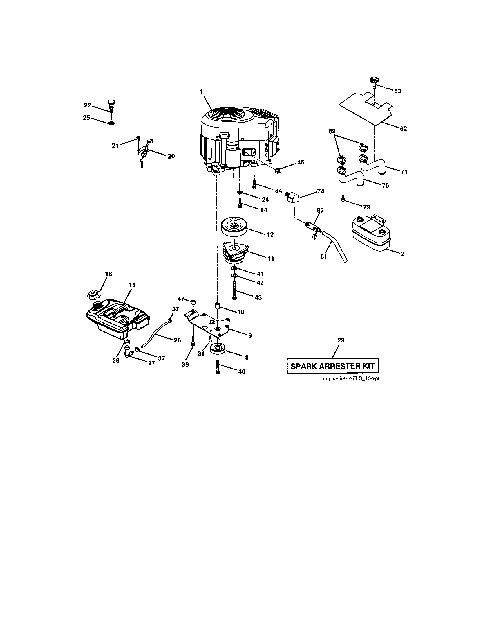 Craftsman 917275971 engine diagram