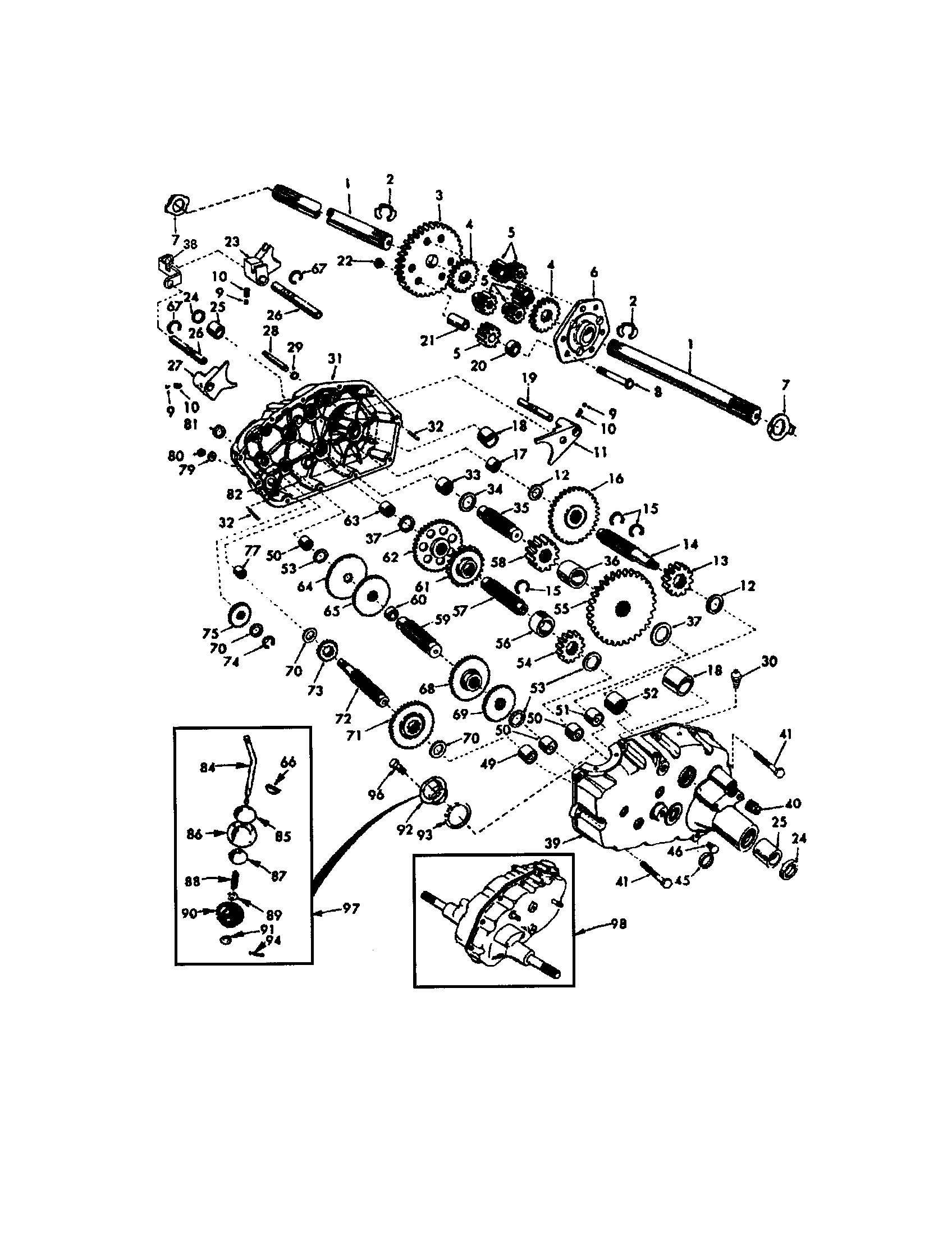 Craftsman 917275971 transaxle diagram
