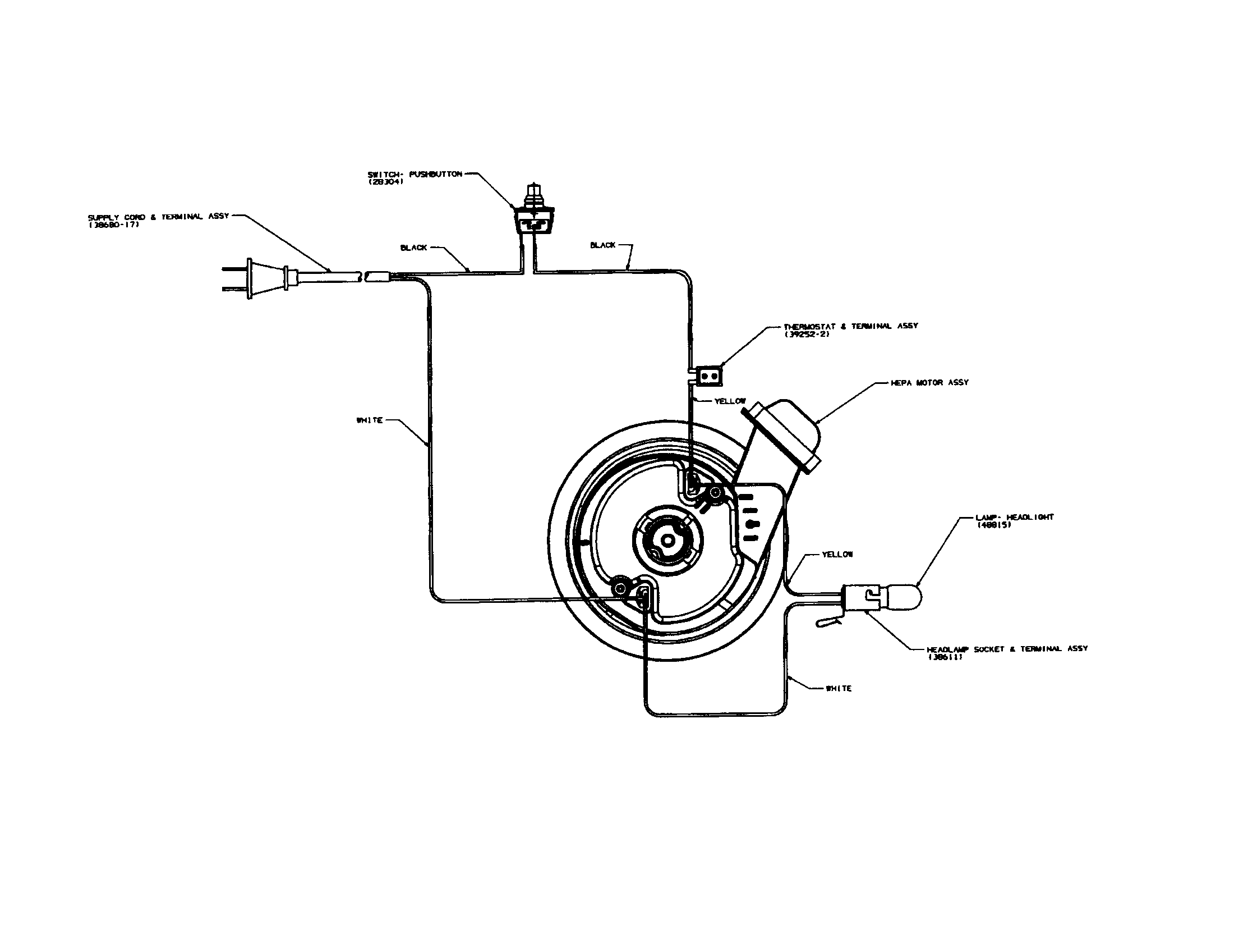 Eureka 4388BT-3 wiring diagram diagram