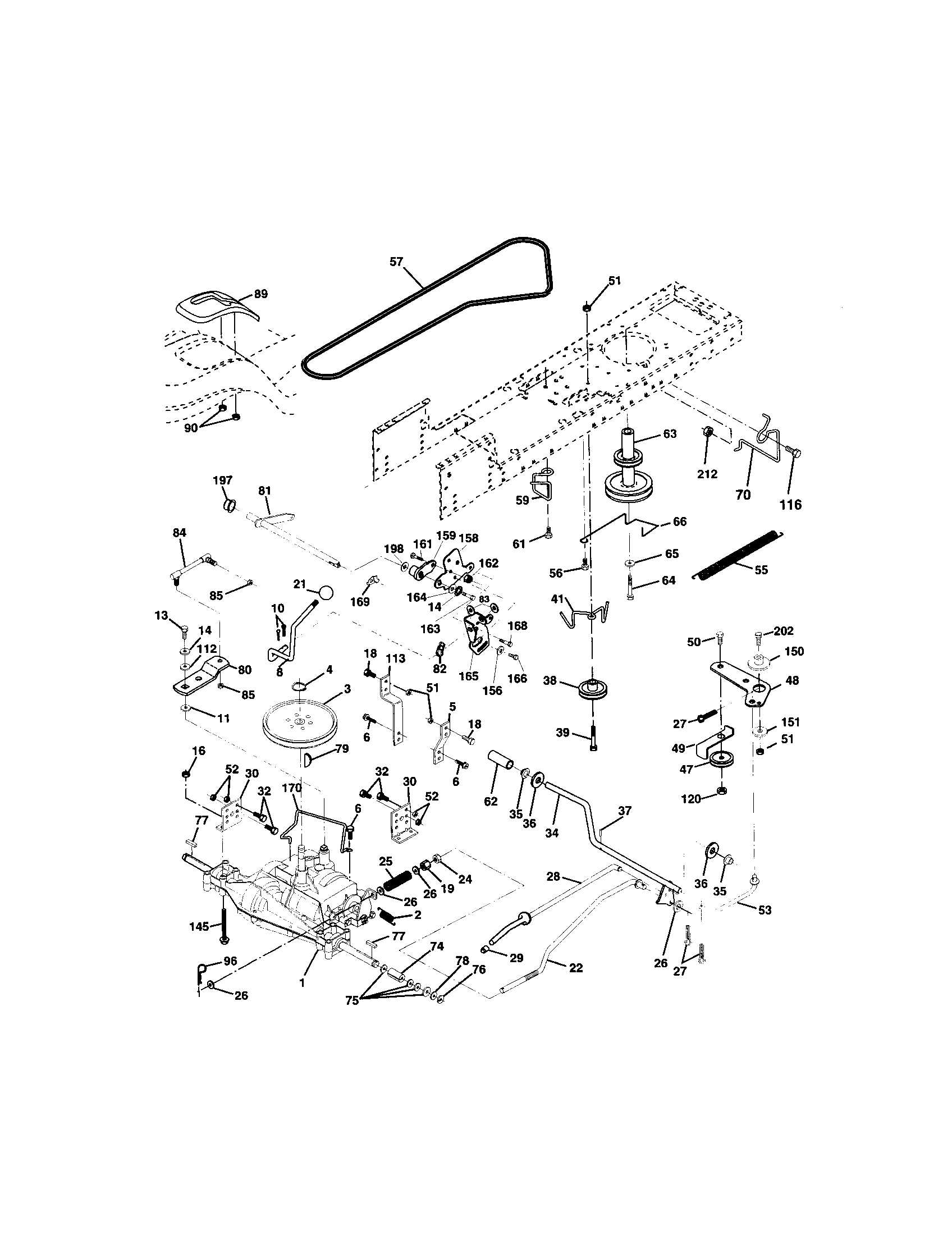 Craftsman 917272912 ground drive diagram