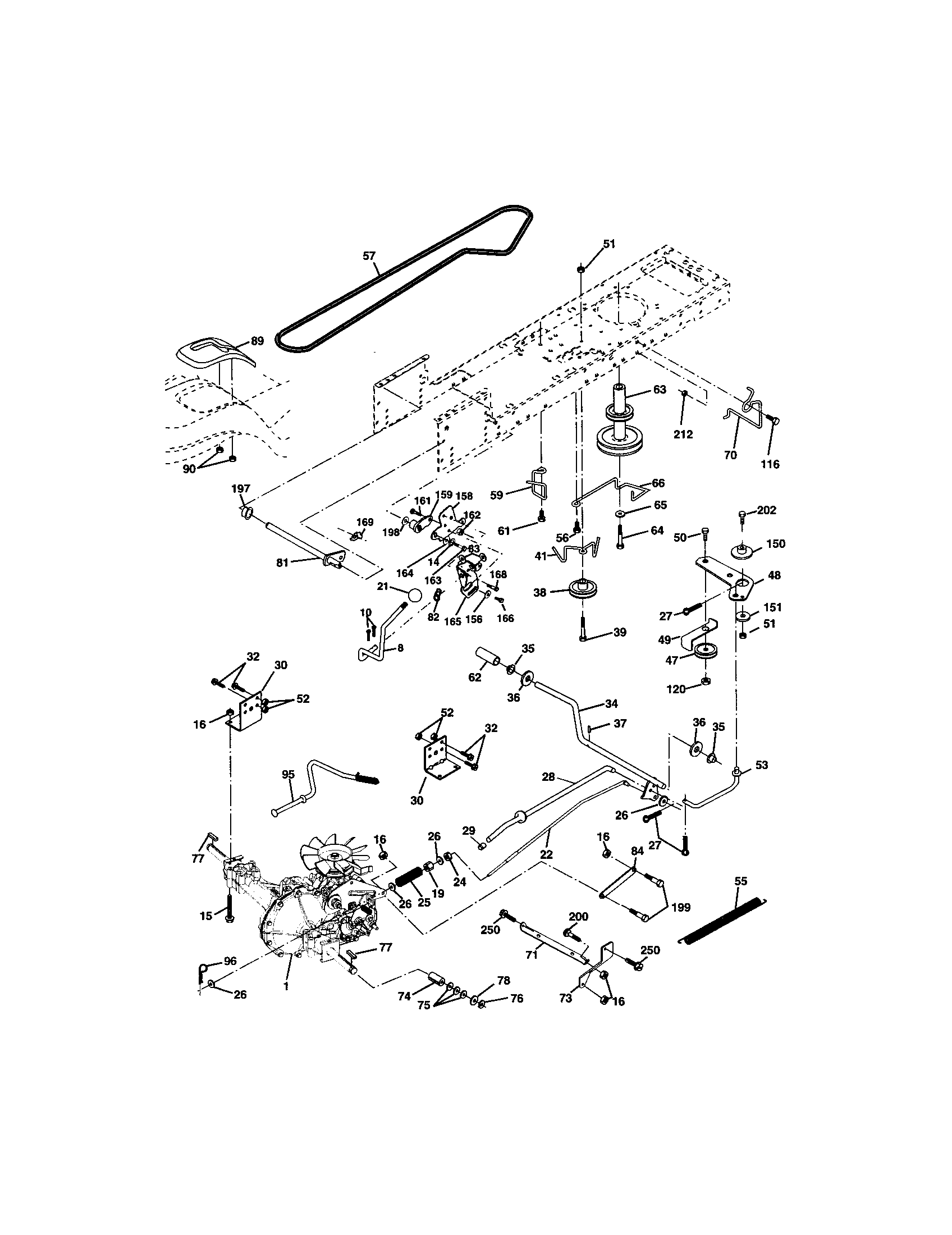 Craftsman 917272922 ground drive diagram