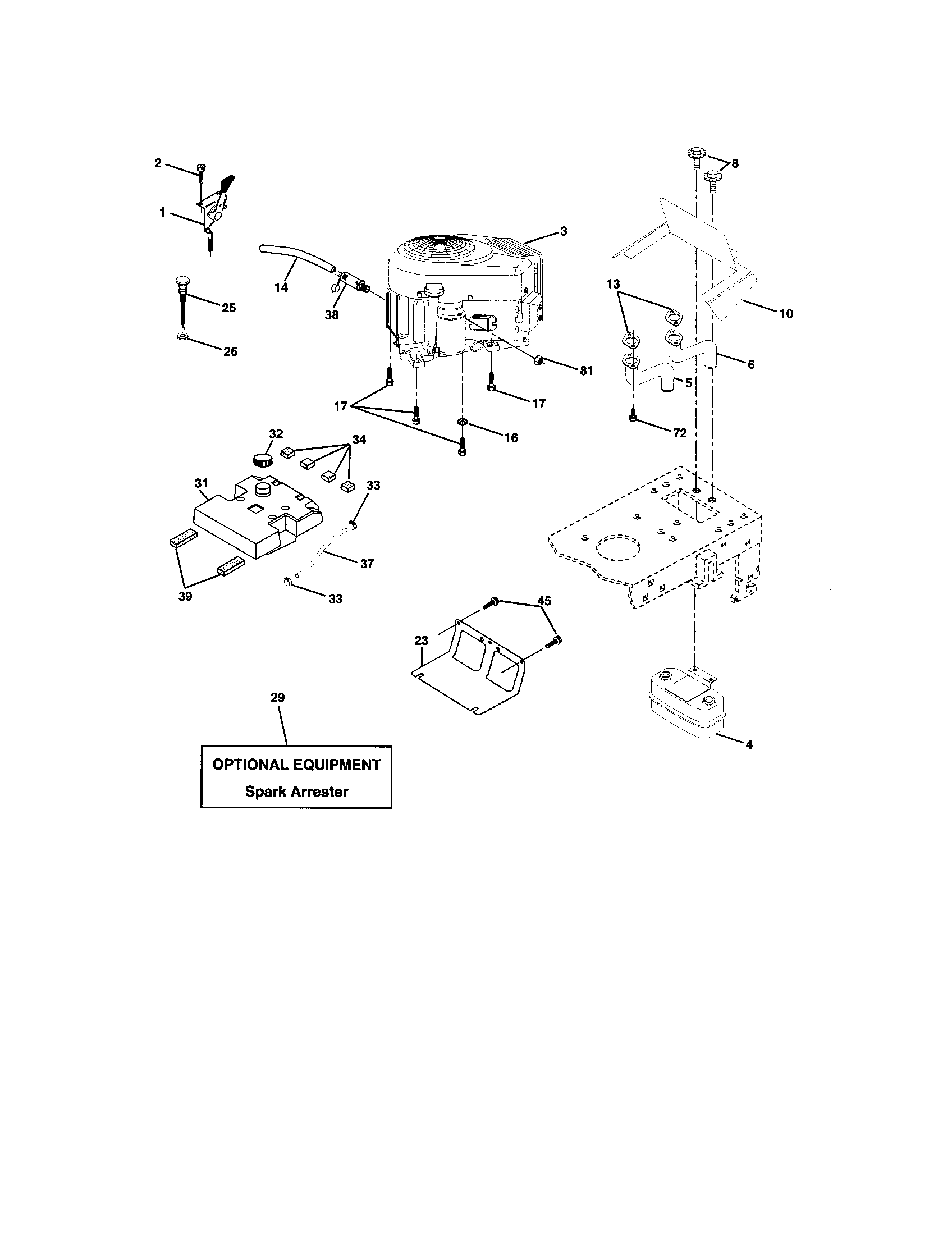 Craftsman 917272922 engine diagram