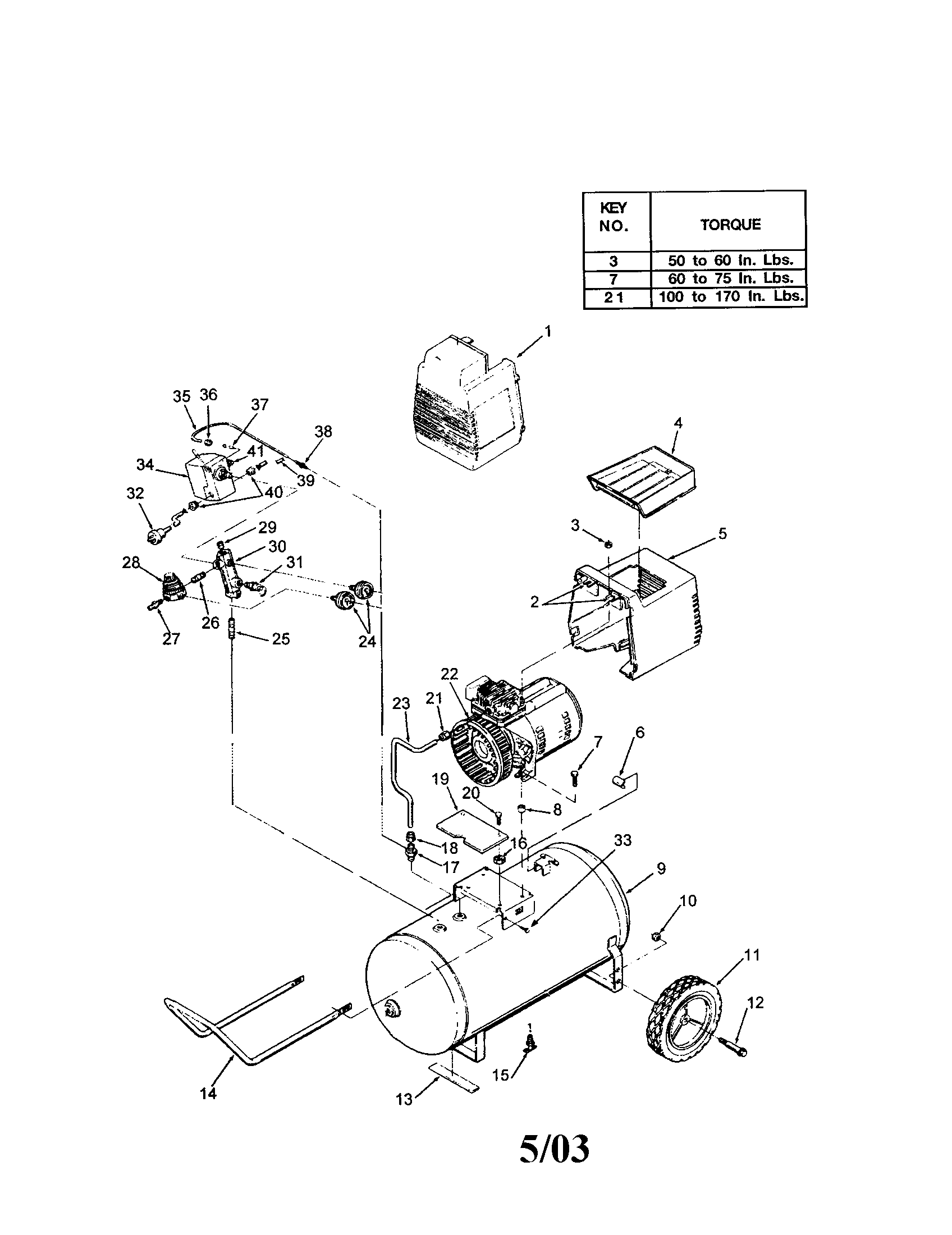 Devilbiss F420 air compressor diagram diagram
