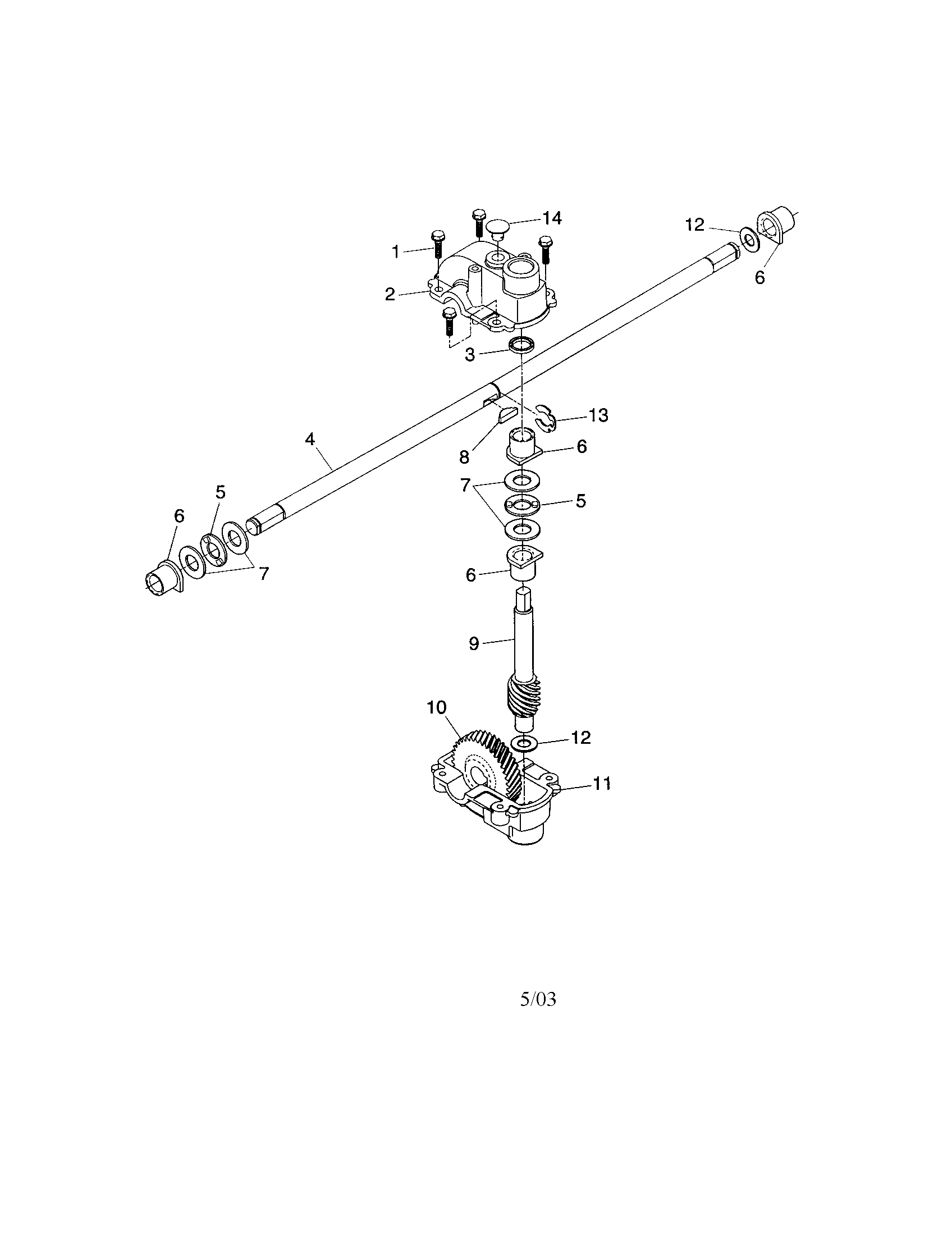 Craftsman 917377663 gear case assembly diagram