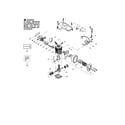 Poulan 221 TYPE 4 crankshaft/shield/cylinder diagram