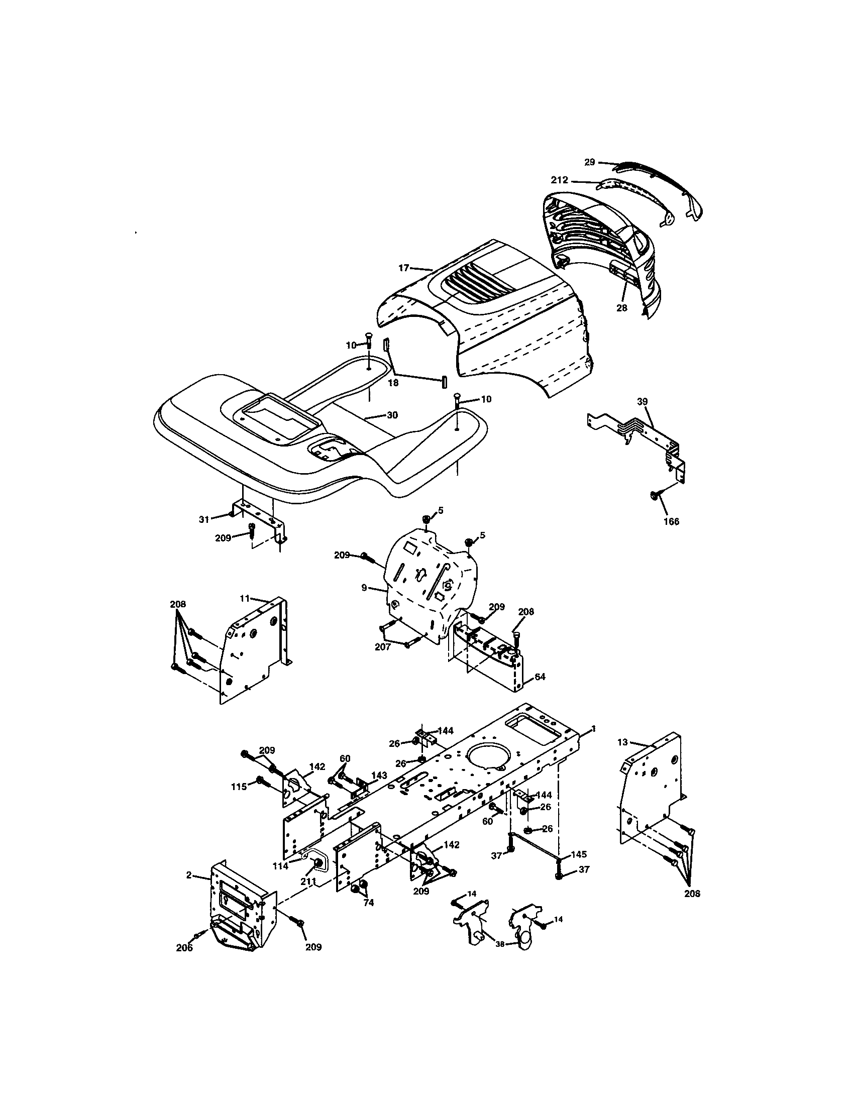 Craftsman 917272759 chassis and enclosures diagram