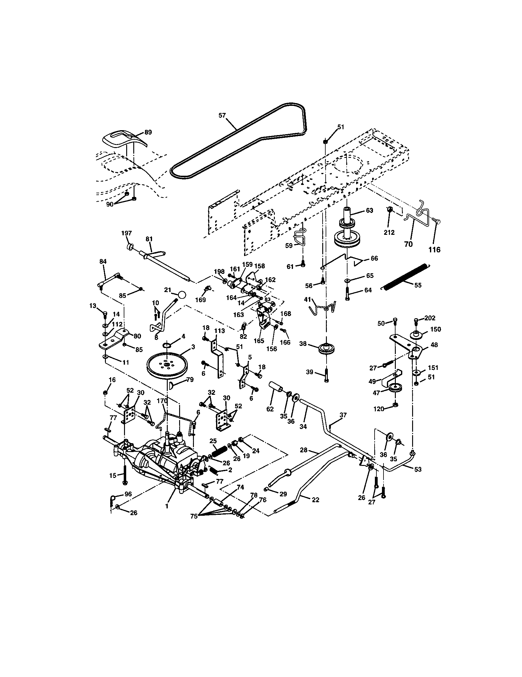 Craftsman 917272759 ground drive diagram