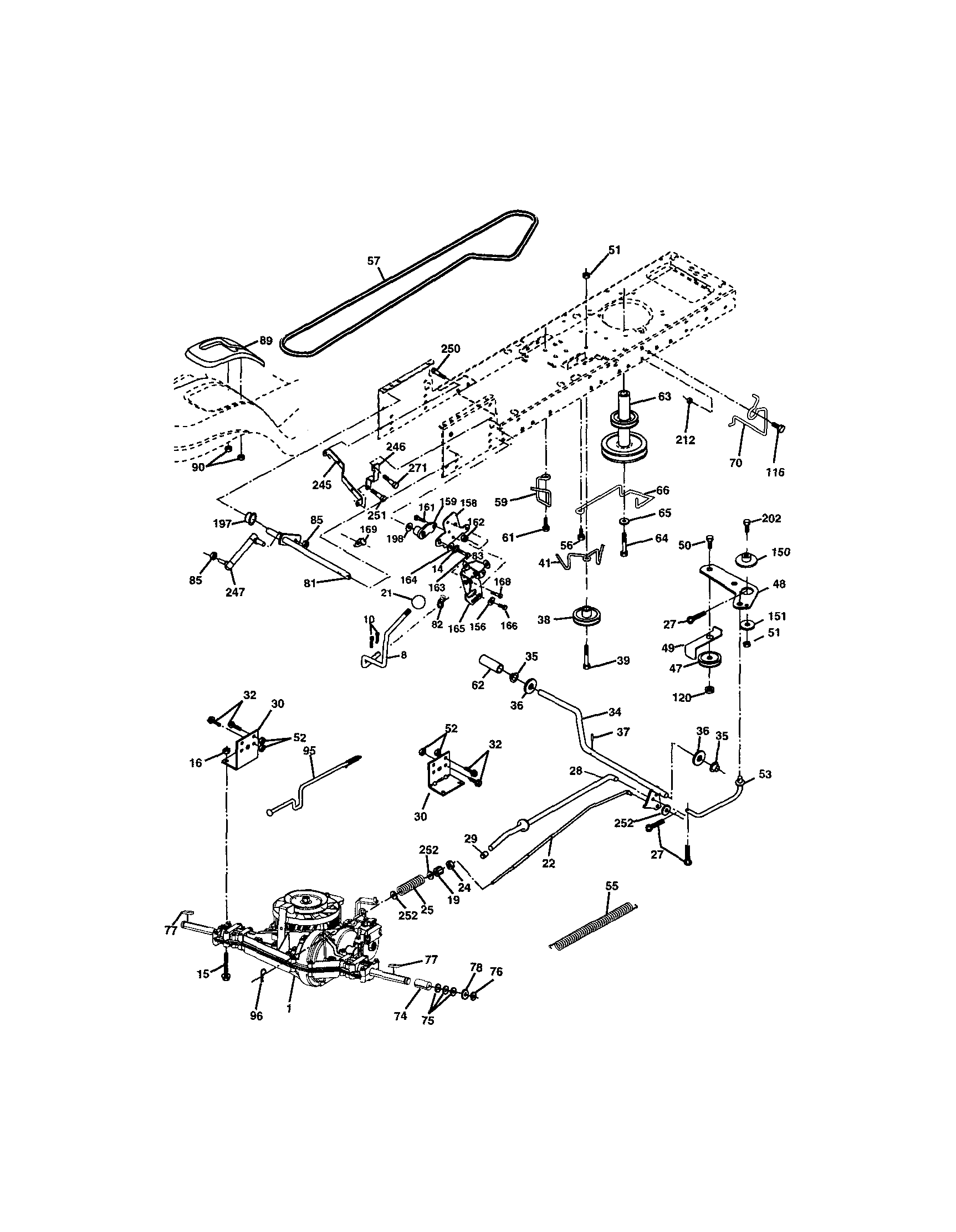Craftsman 917272762 ground drive diagram