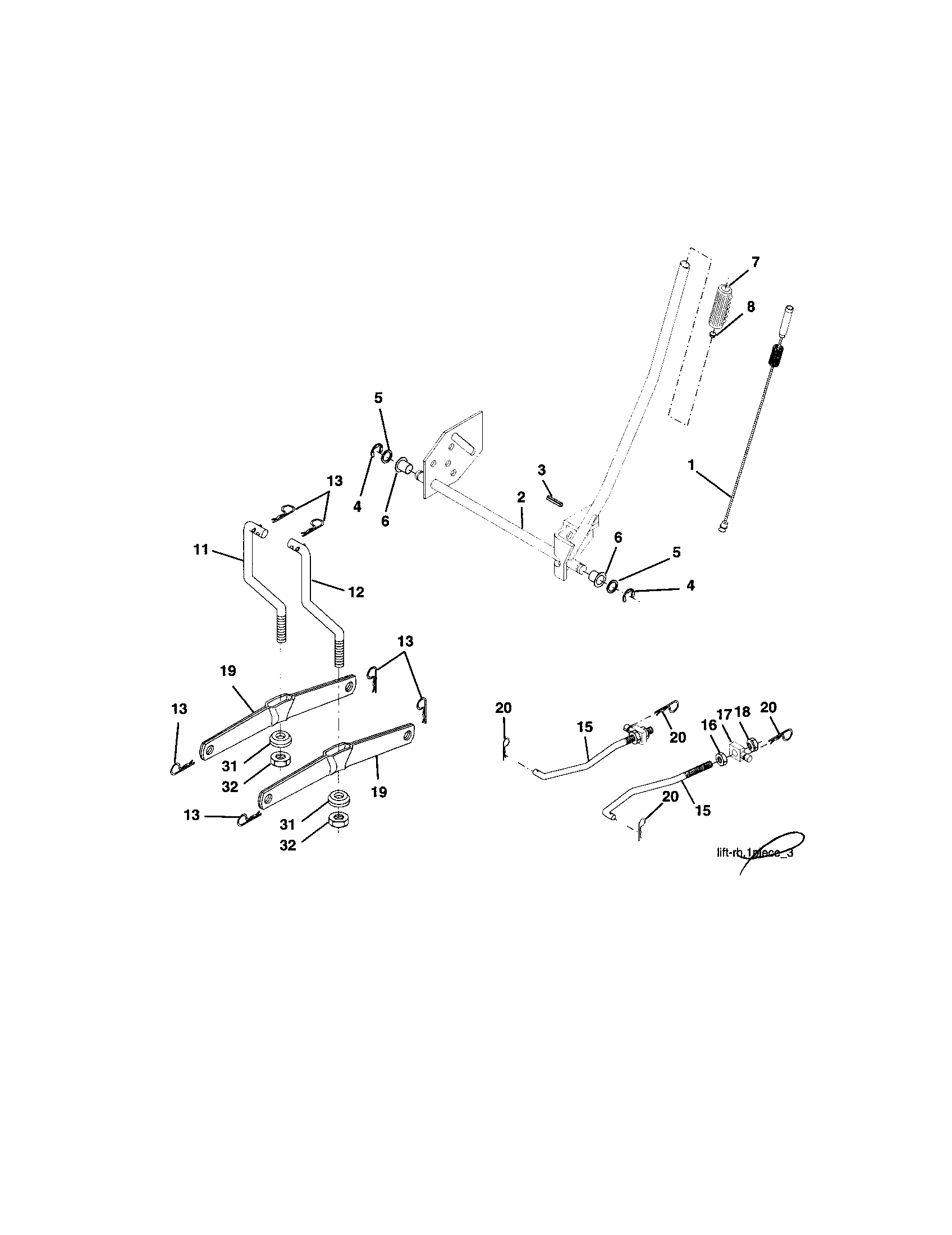 Craftsman 917272930 list assembly diagram
