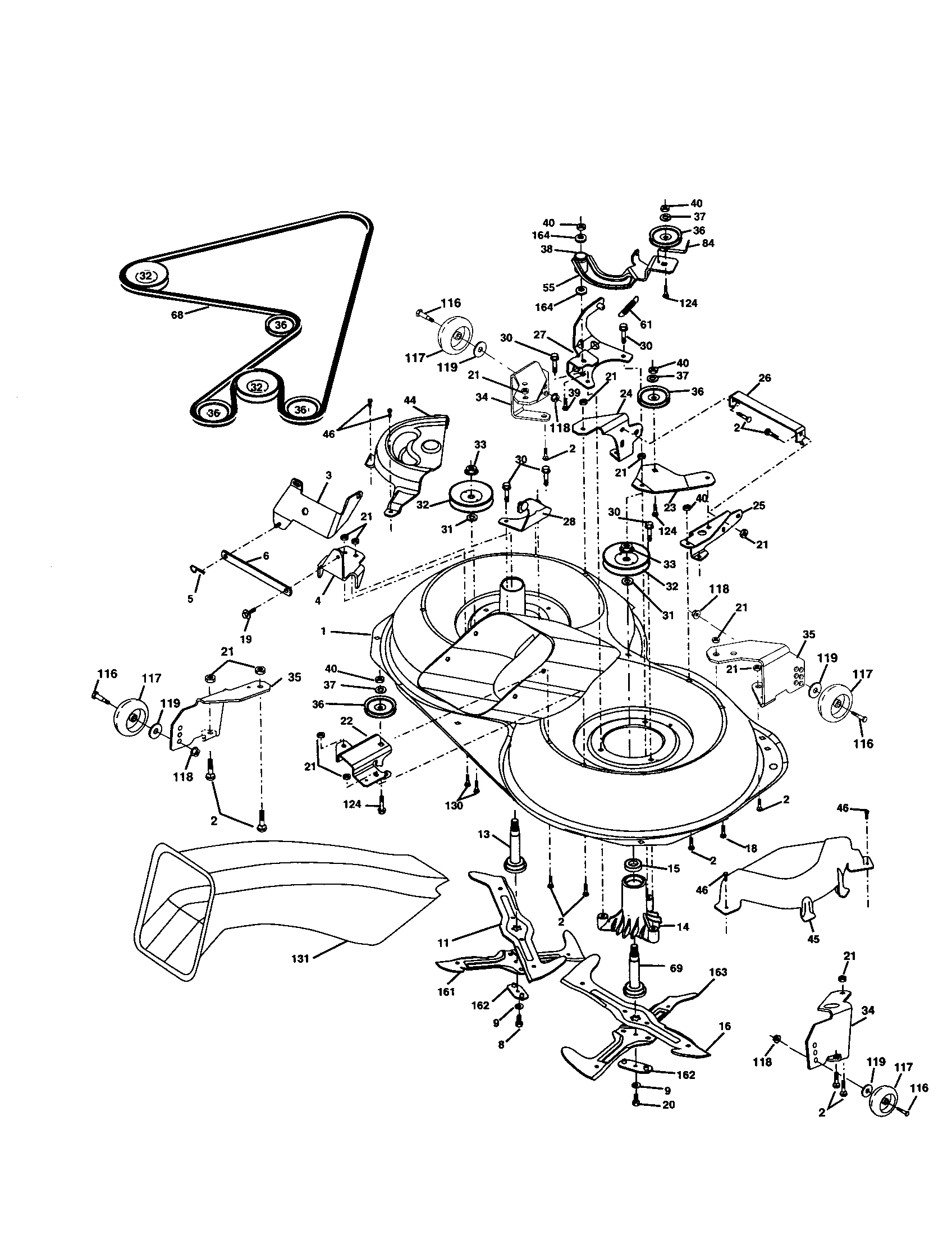 Craftsman 917277121 mowers diagram