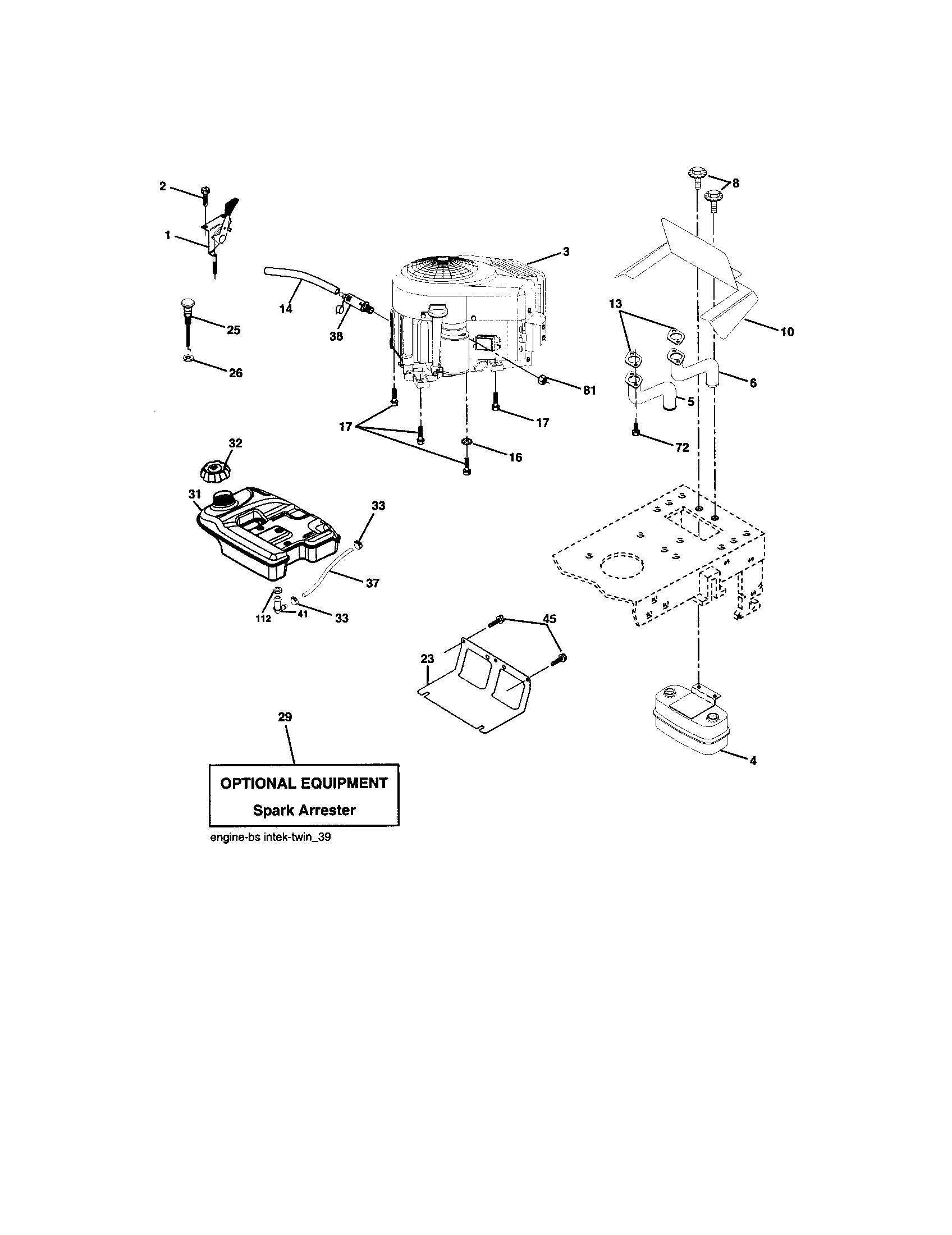 Craftsman 917273281 engine diagram