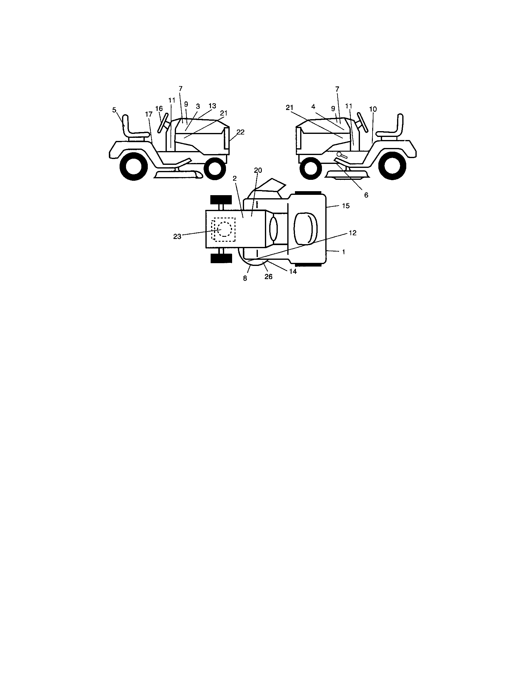 Craftsman 917273281 decals diagram