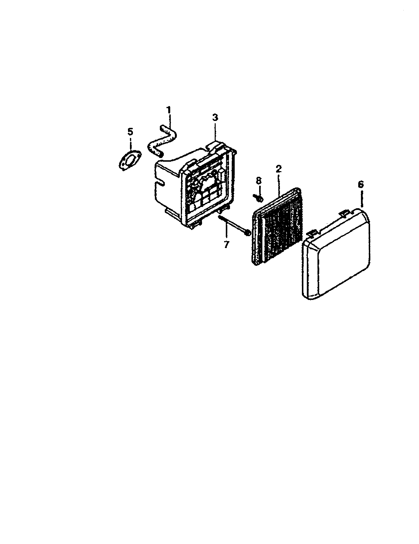 Craftsman 917378520 air cleaner diagram