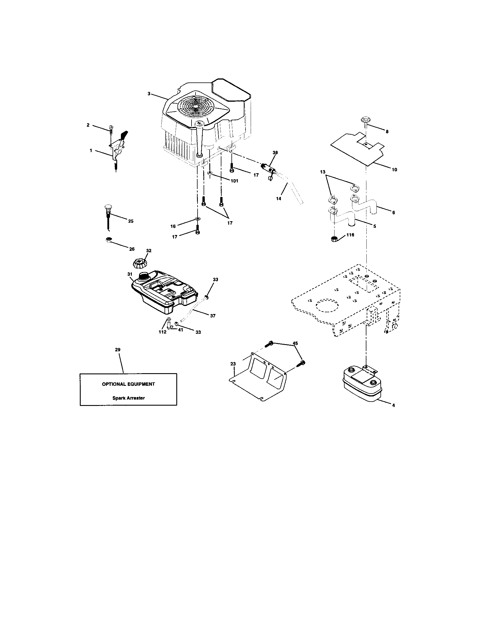 Craftsman 917273241 engine diagram