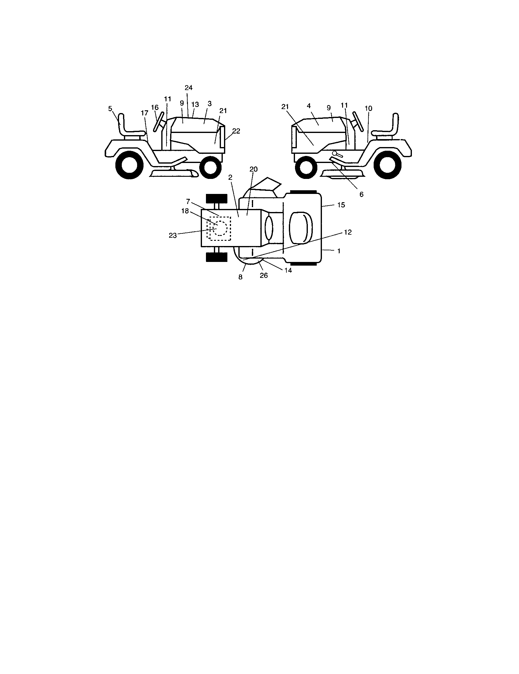 Craftsman 917273241 decals diagram
